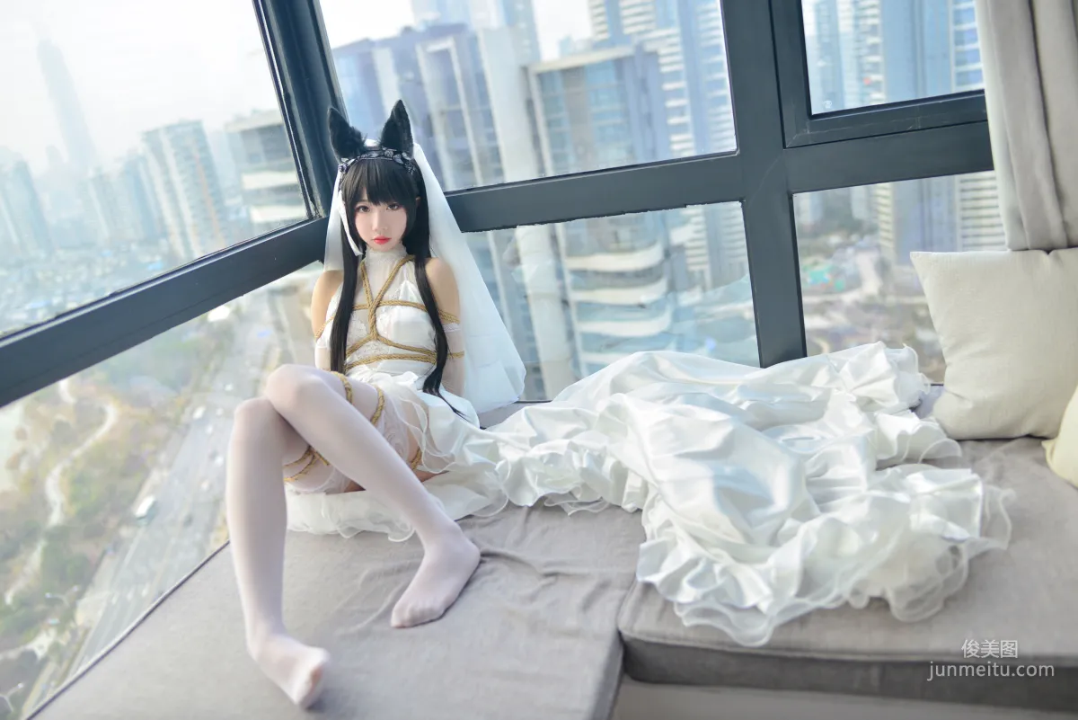 雪琪SAMA《爱宕婚纱》 [福利COSPLAY] 写真集27