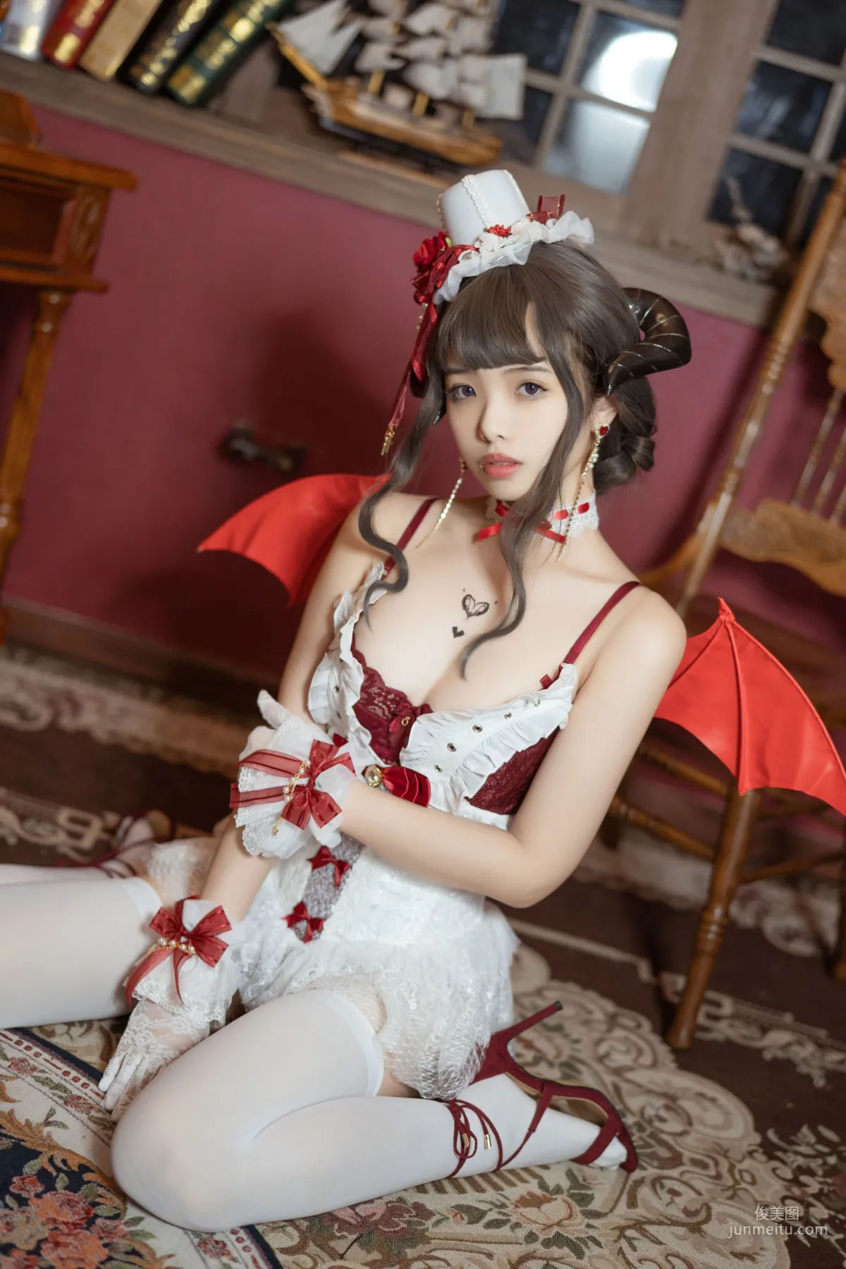 雯妹不讲道理《魅魔 Elegant devil》 [COSPLAY福利] 写真集21