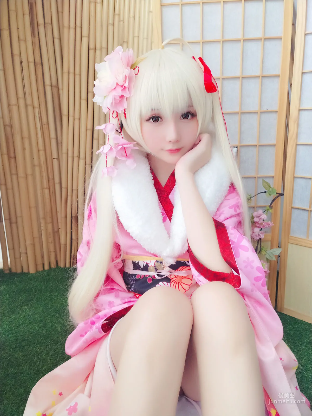 星之迟迟《粉红泡泡包》 [COSPLAY美女] 写真集53