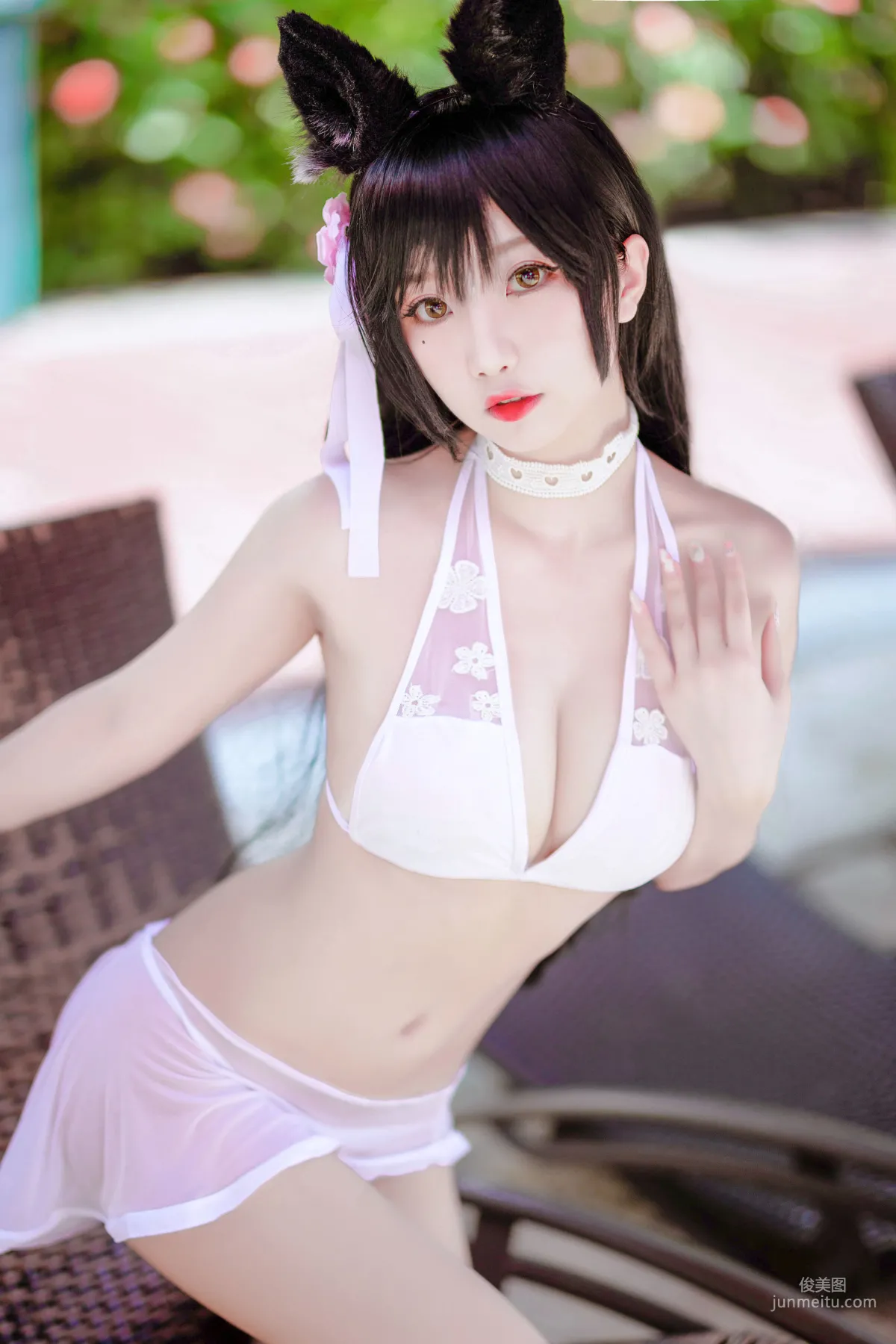 鬼畜瑶在不在w《泳装猫女外拍》 [COSPLAY福利] 写真集16