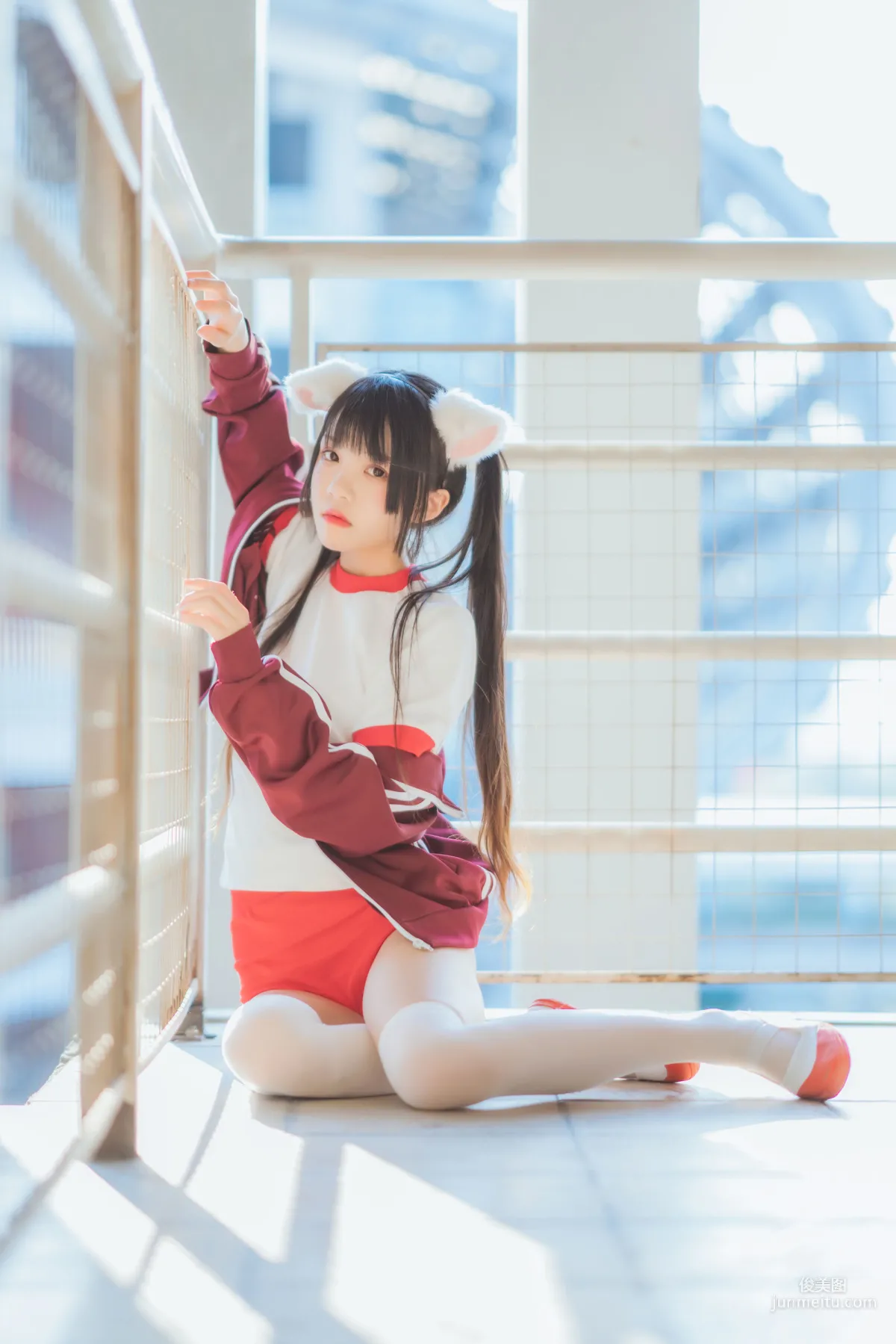 桜桃喵《红色体操服》 [COSPLAY美女] 写真集29