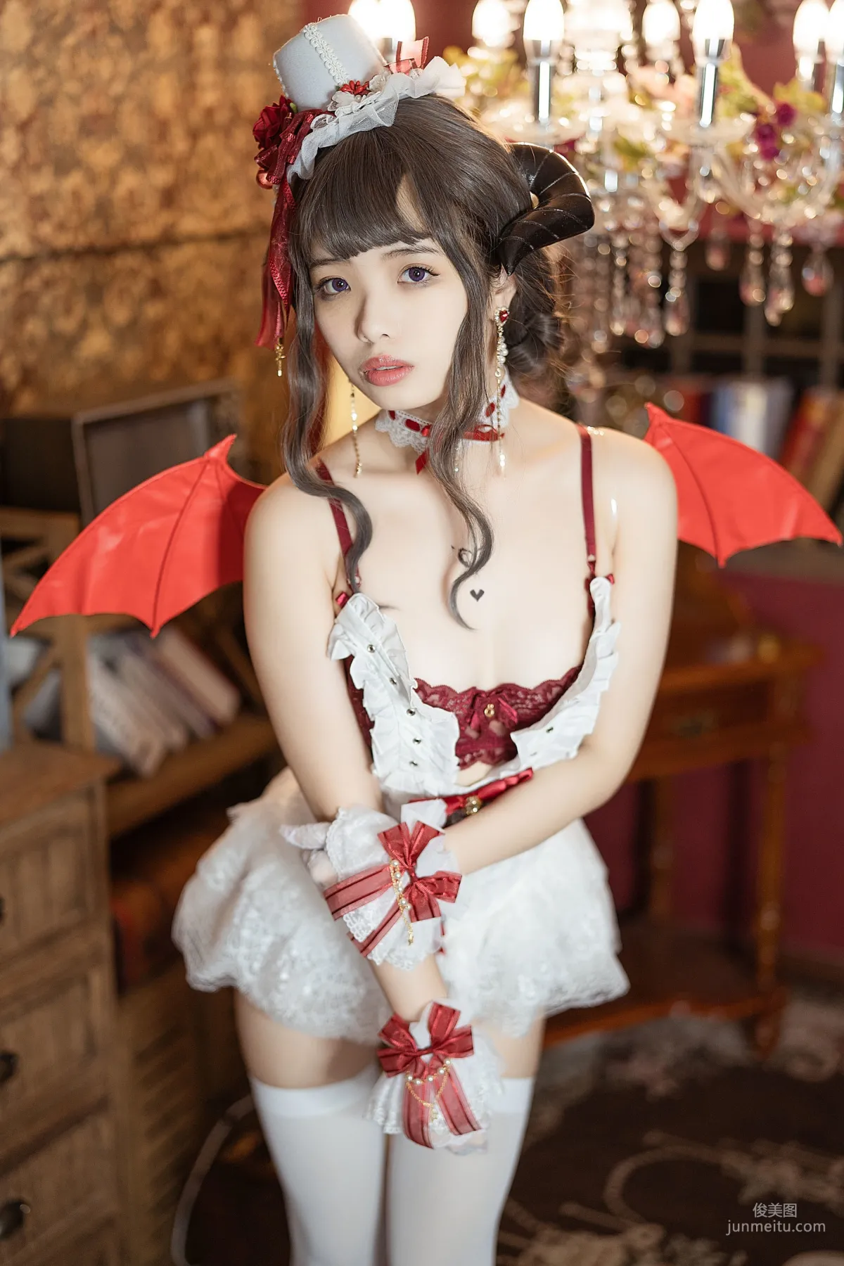 雯妹不讲道理《魅魔 Elegant devil》 [COSPLAY福利] 写真集24