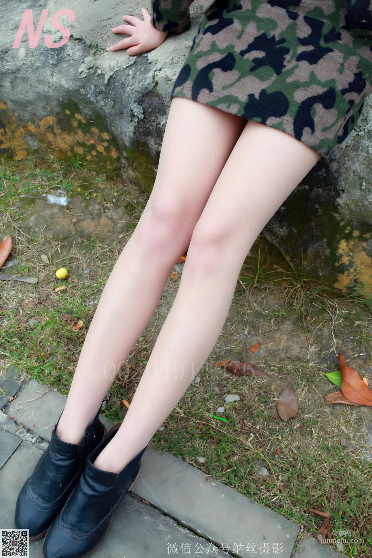 微微《迷彩少女户外肉丝》 [纳丝摄影] NO.095 写真集23