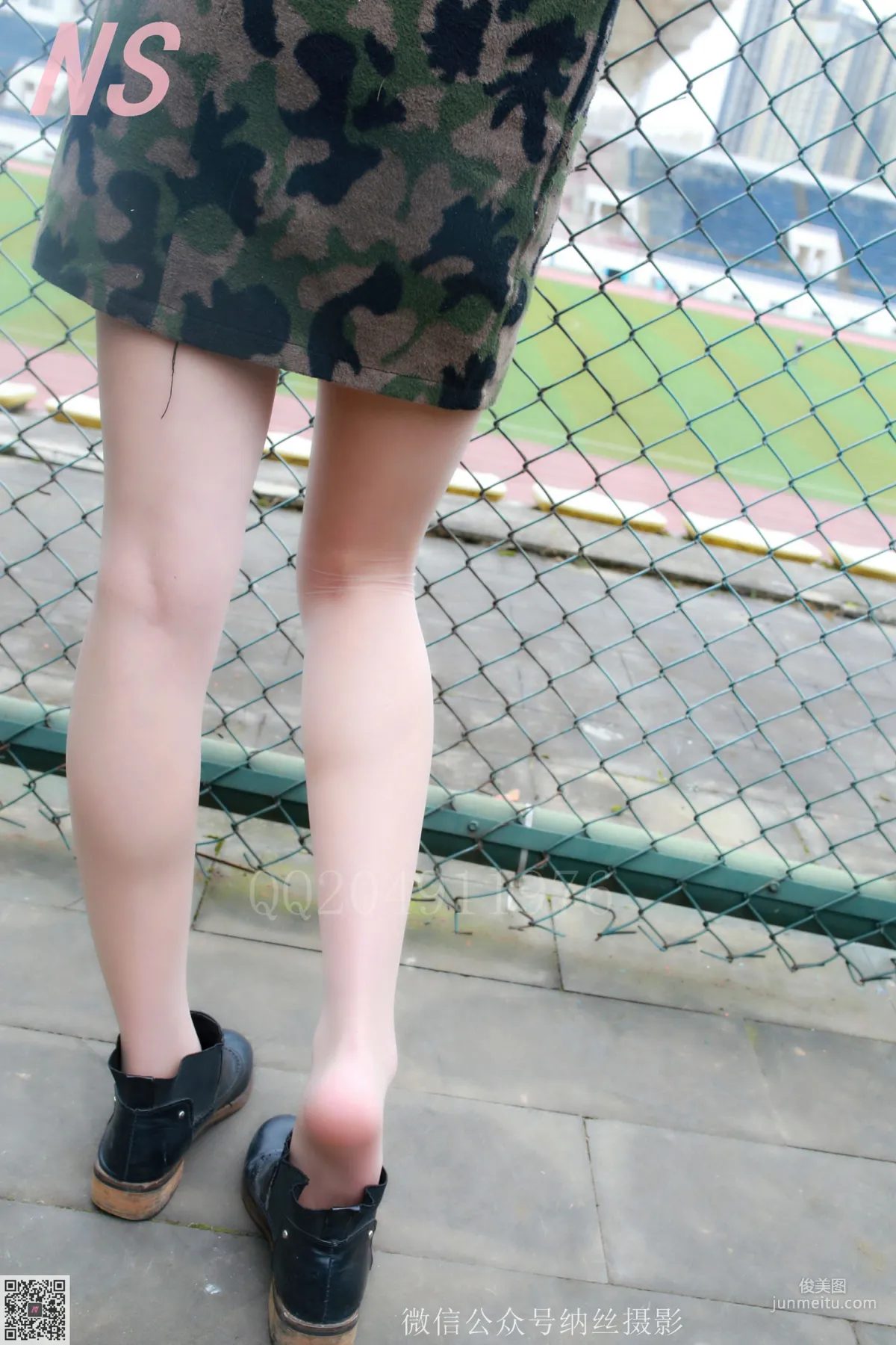 微微《迷彩少女户外肉丝》 [纳丝摄影] NO.095 写真集54