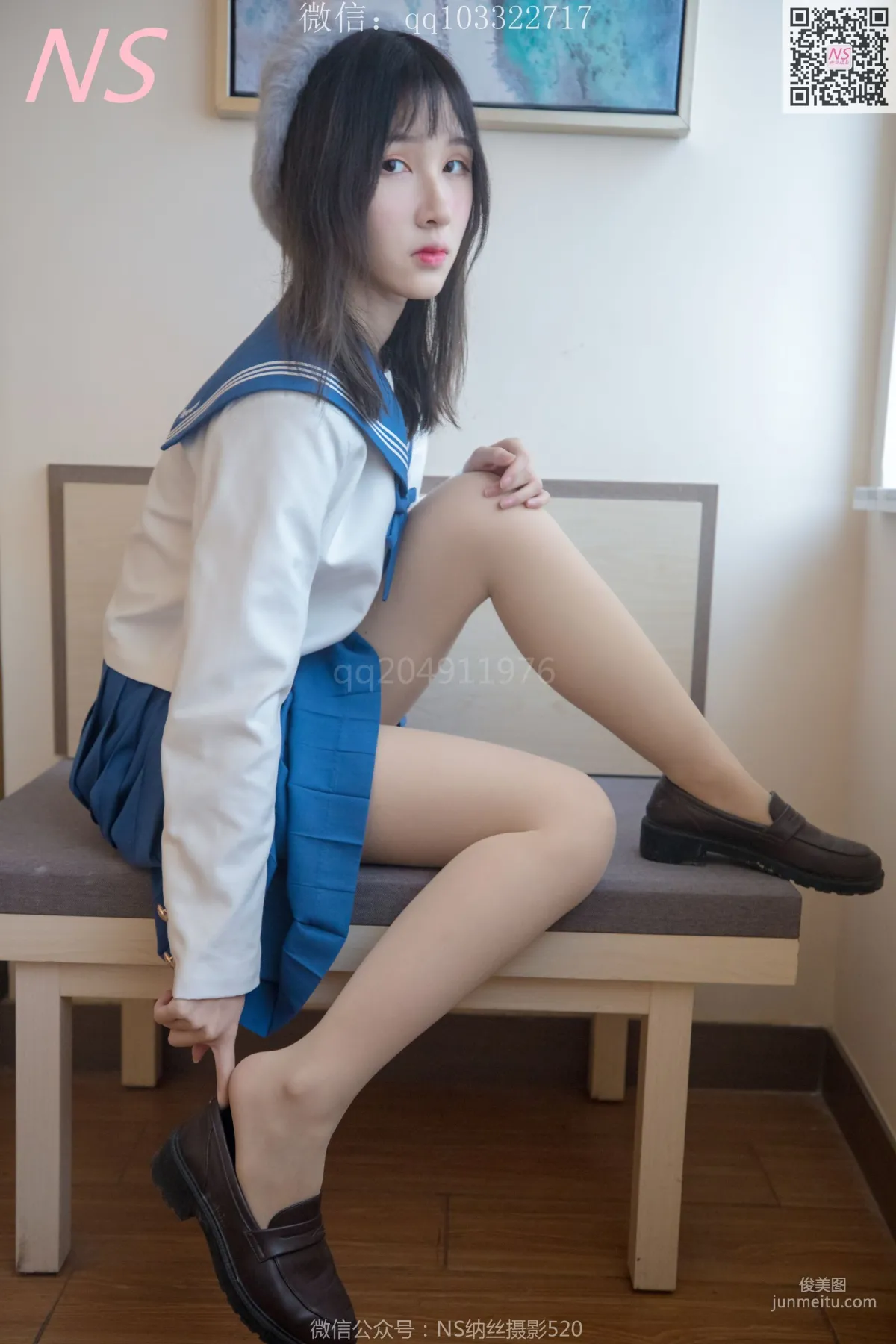 楚楚《楚楚动人的丝袜少女》 [纳丝摄影] 写真集19