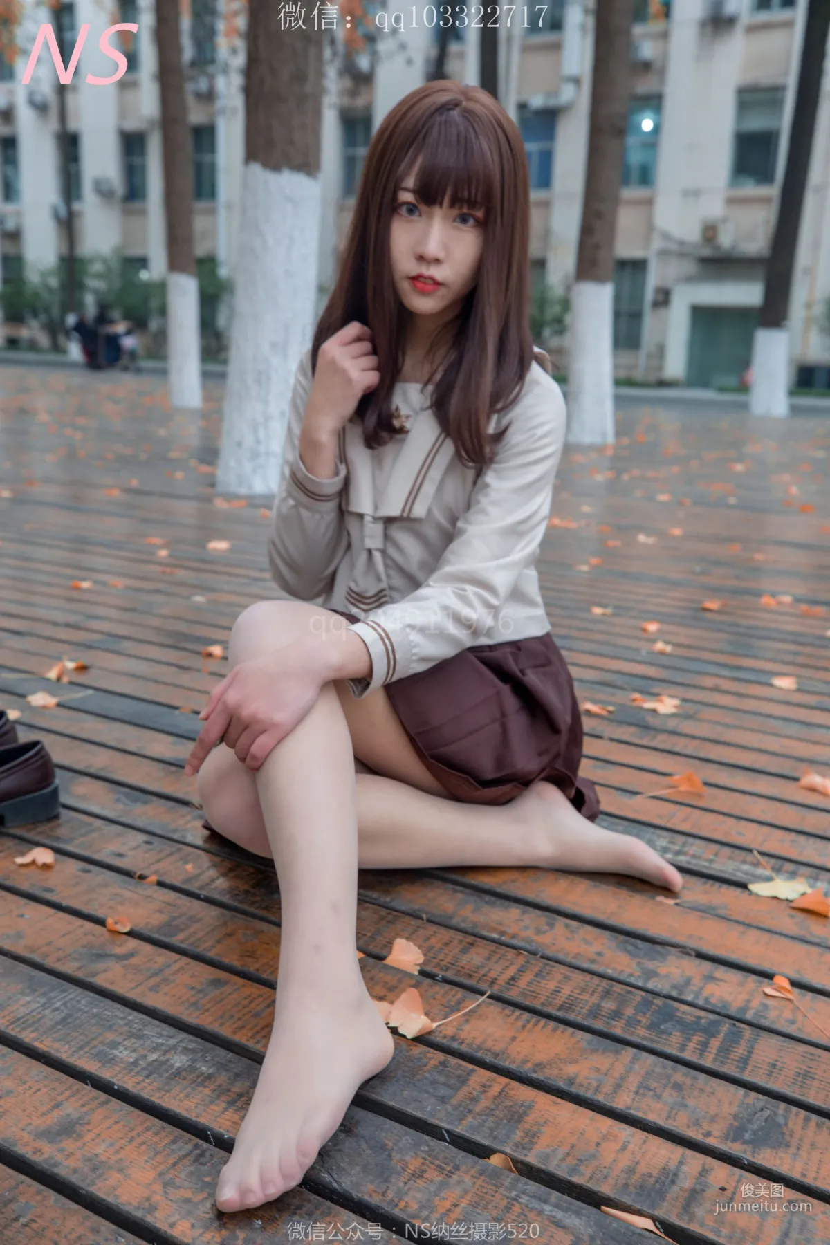 枫之少女《白丝肉丝萌萌哒的枫》 [纳丝摄影] 写真集74