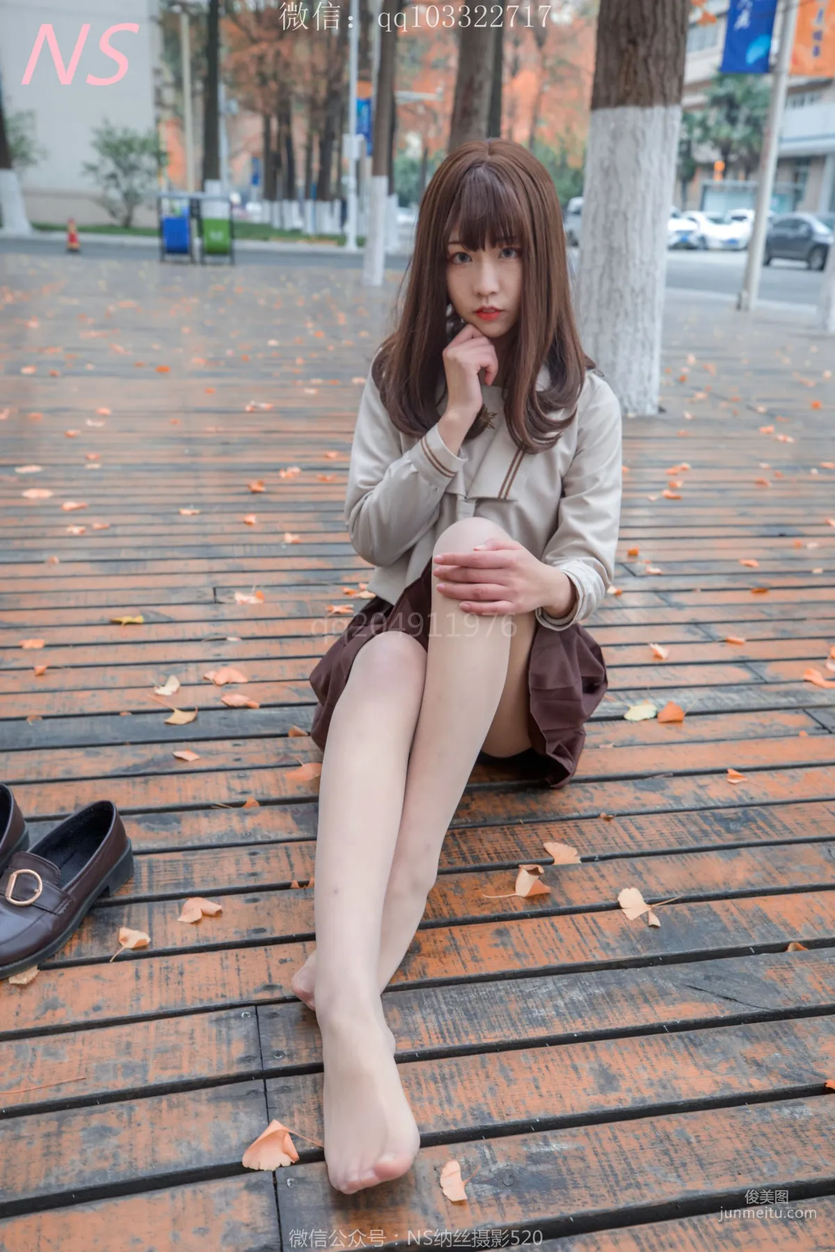 枫之少女《白丝肉丝萌萌哒的枫》 [纳丝摄影] 写真集71