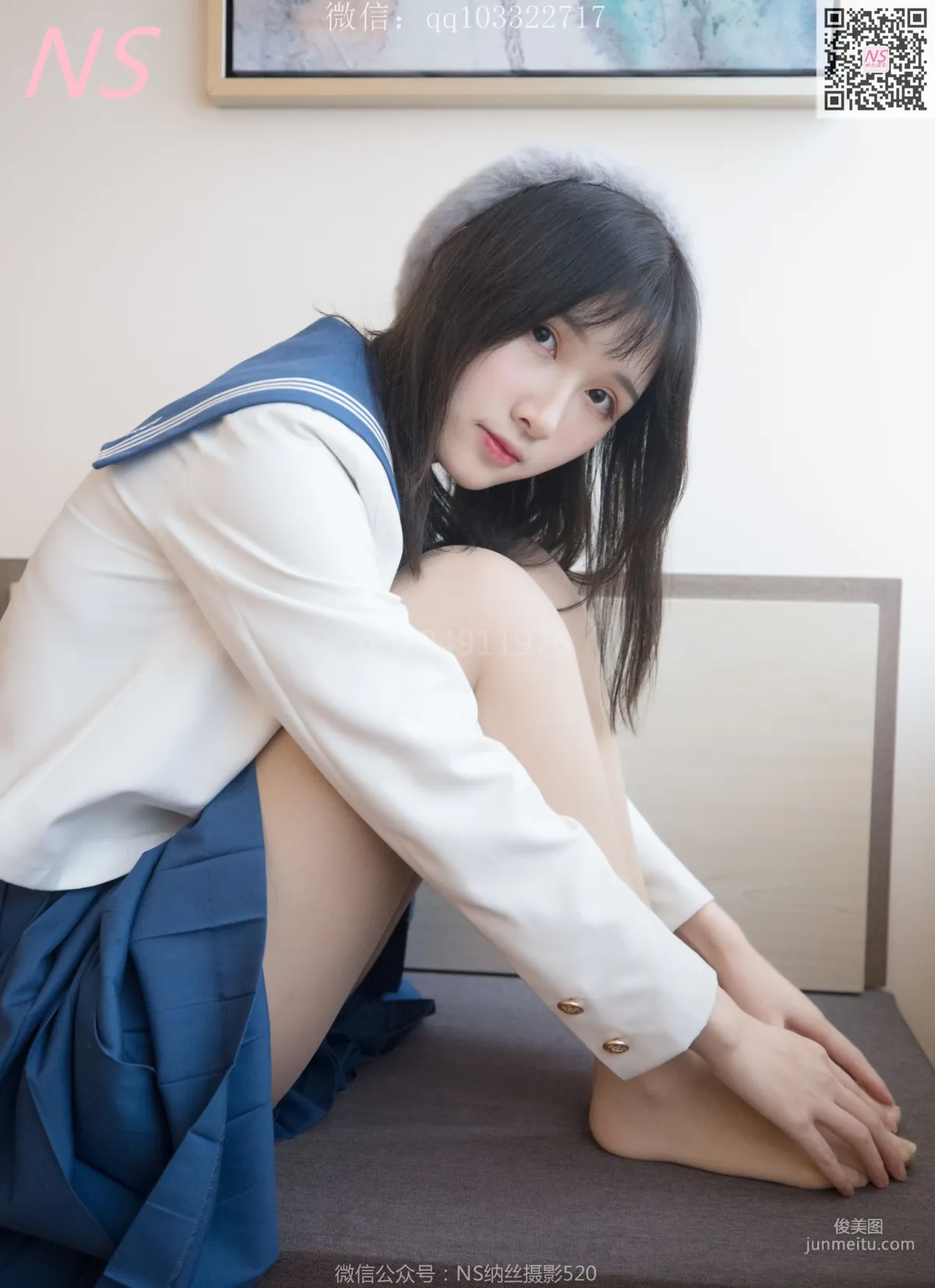 楚楚《楚楚动人的丝袜少女》 [纳丝摄影] 写真集24