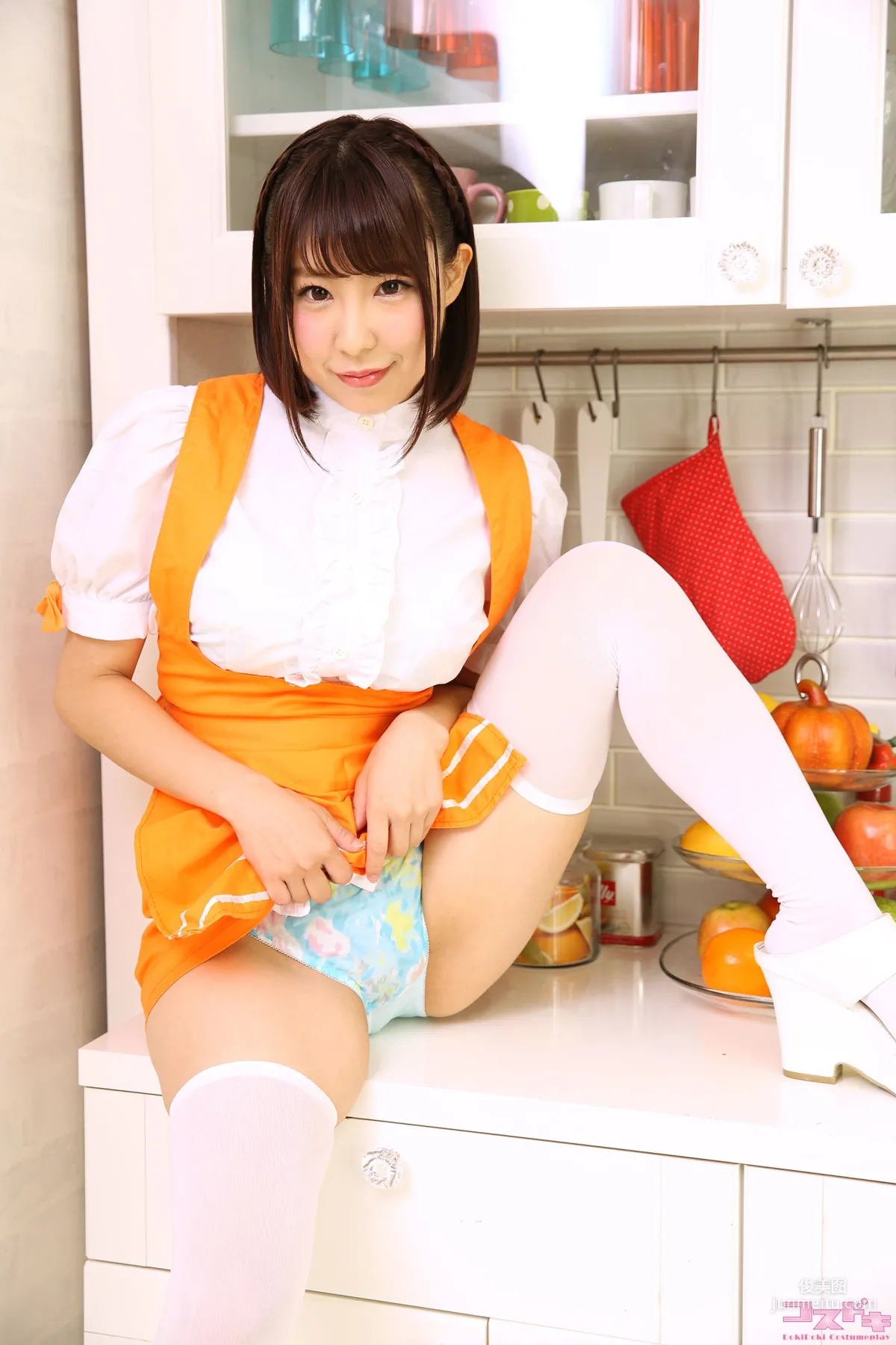 [Cosdoki] 森はるら Mori Harura moriharura_pic_maid1 写真集12