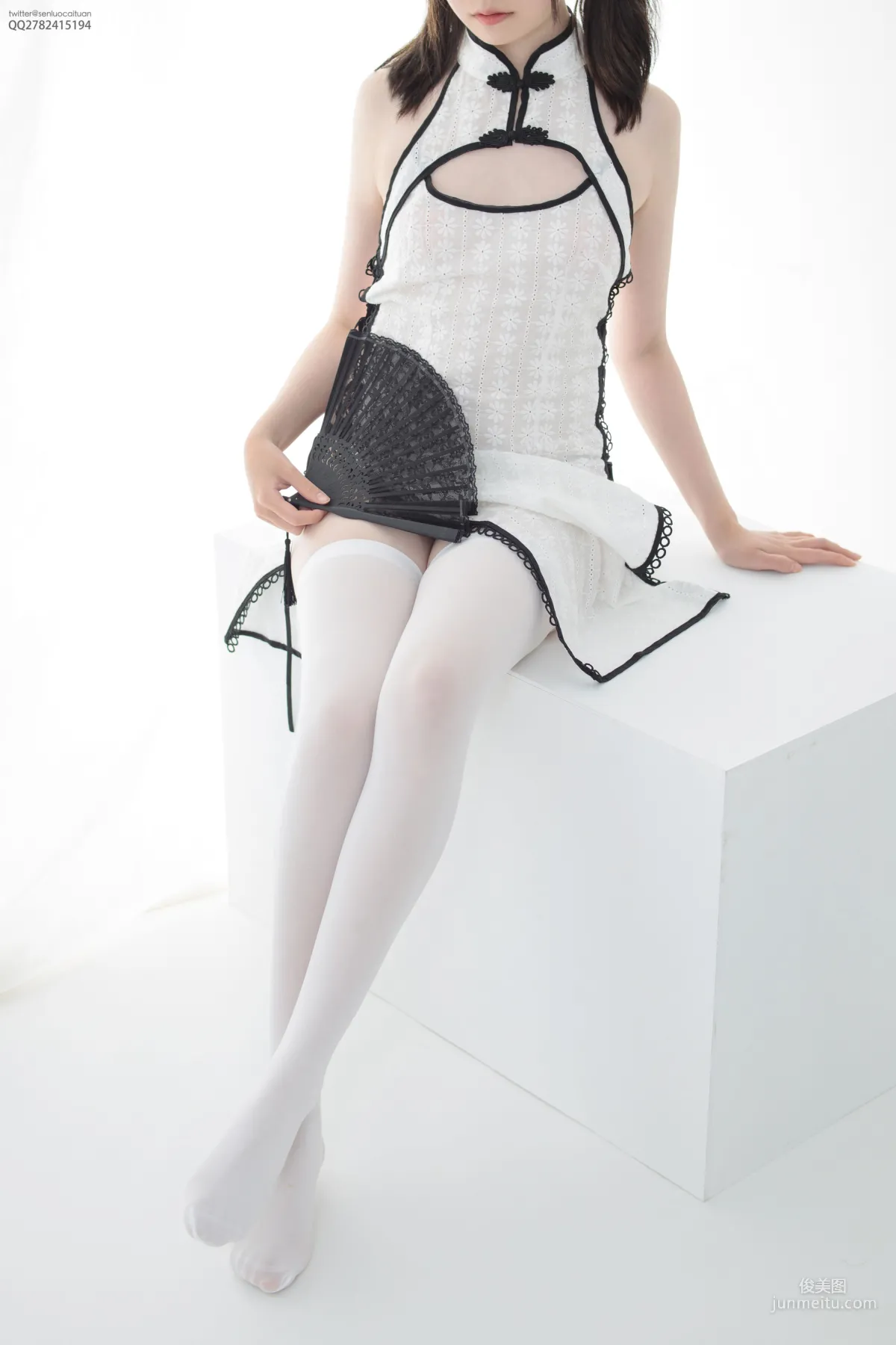 Aika《慵懒的旗袍》 高筒袜80D [森萝财团] JKFUN-035 写真集34