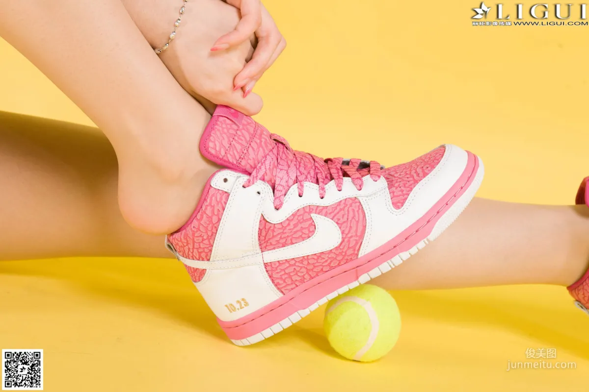 [丽柜LiGui] Model 允儿《篮球少女羽毛球运动系列》美腿玉足写真图片23