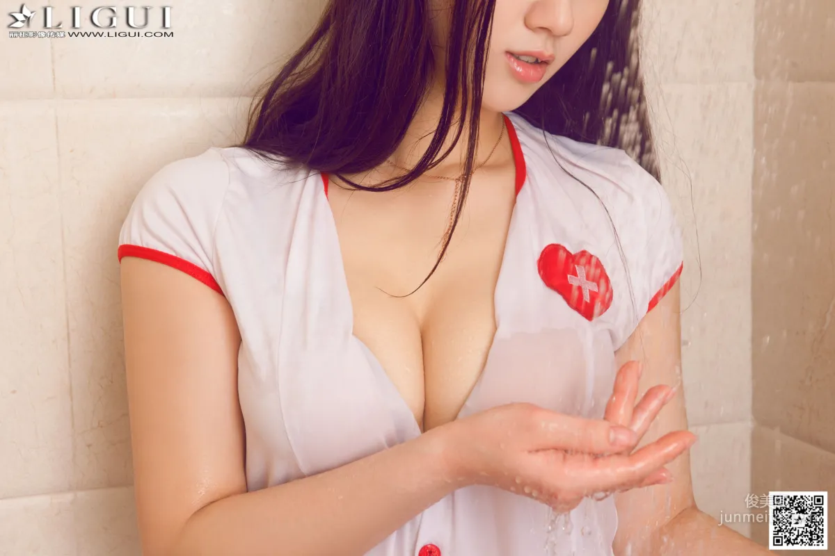 Model 然然《浴室性感白丝小护士》上下全集 [丽柜LiGui] 美腿玉足写真图片52