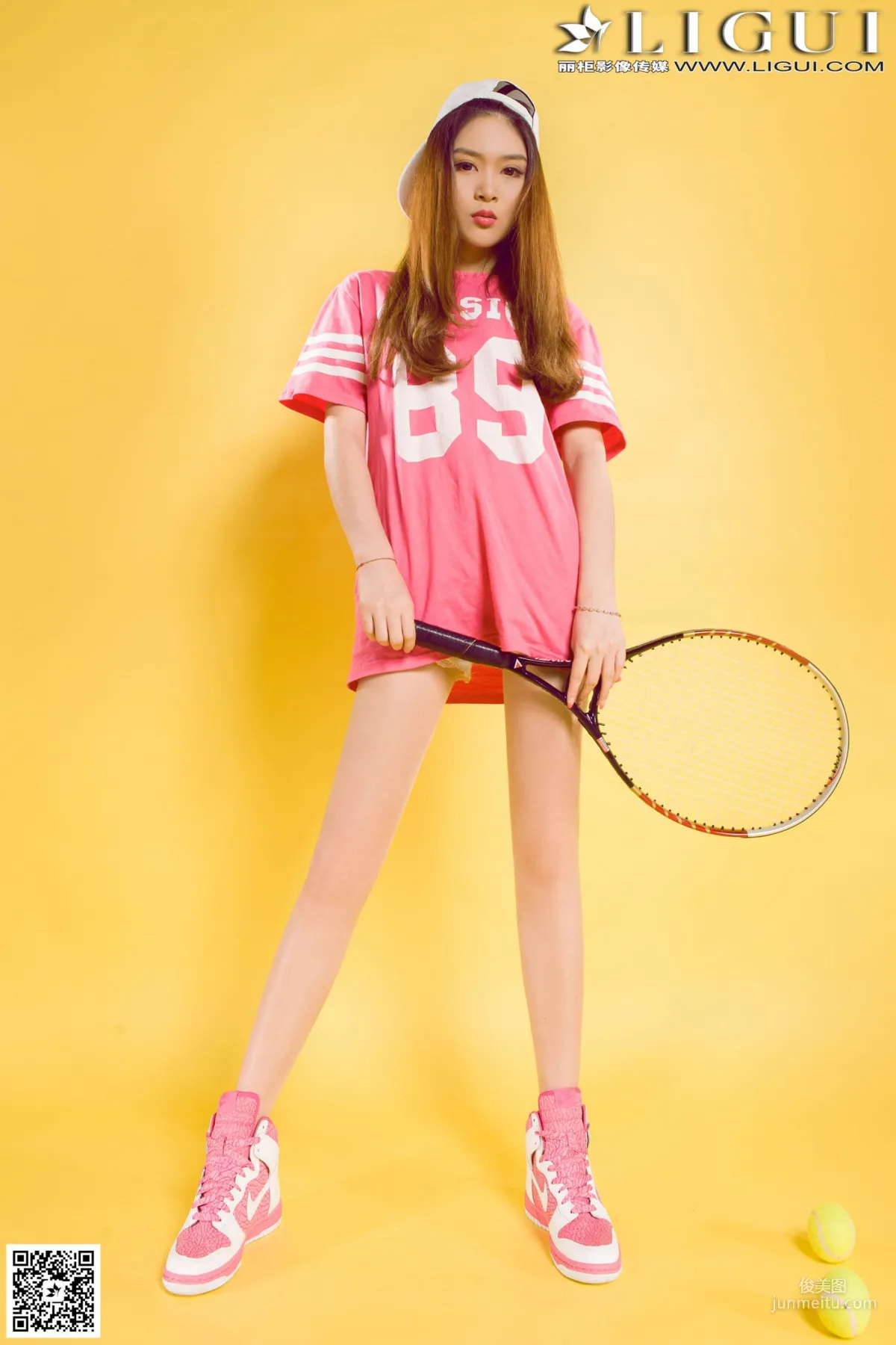 [丽柜LiGui] Model 允儿《篮球少女羽毛球运动系列》美腿玉足写真图片1