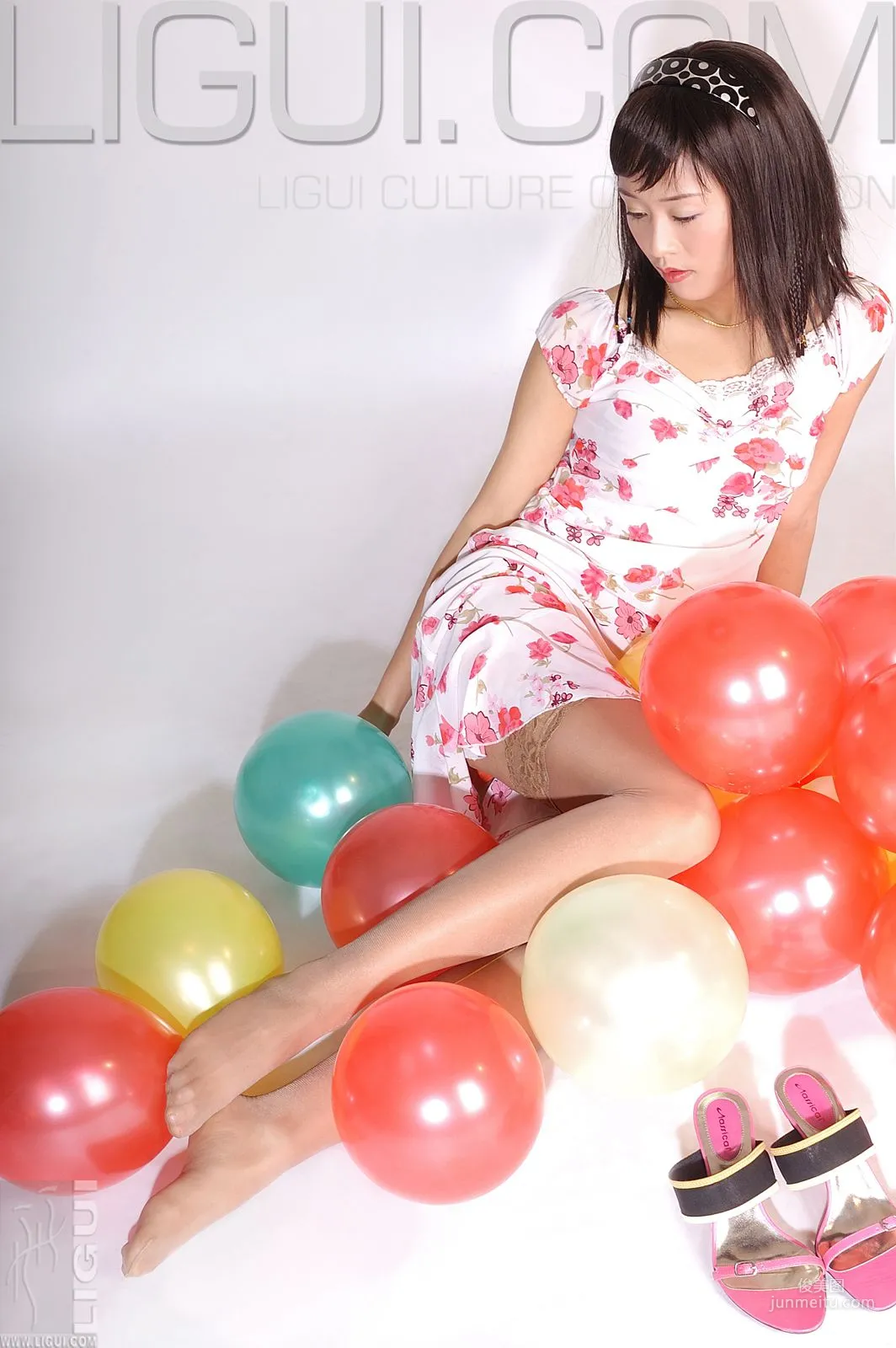 [丽柜LiGui] Model 凱咪《气球女孩》写真集图片13