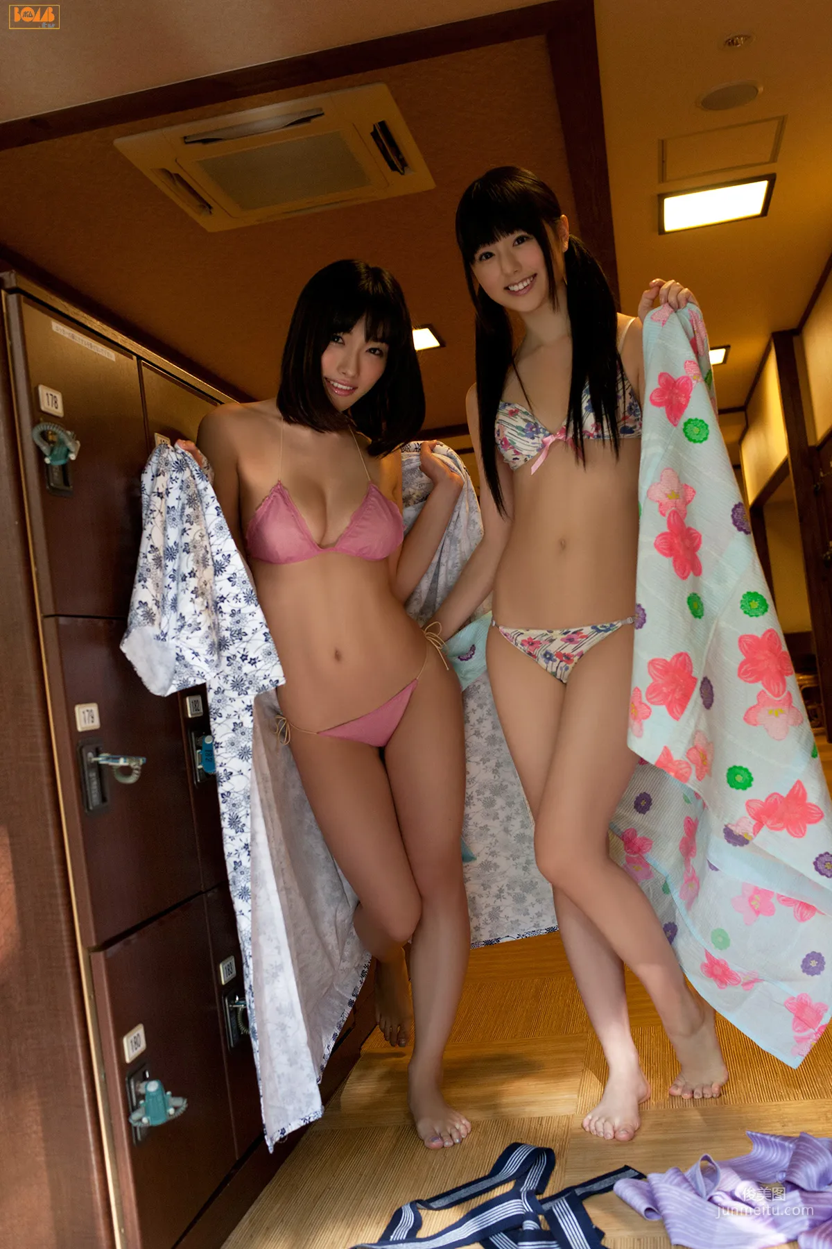 栗田恵美×今野杏南《温泉游》 写真集 [Bomb.TV] 2012年12月号 39