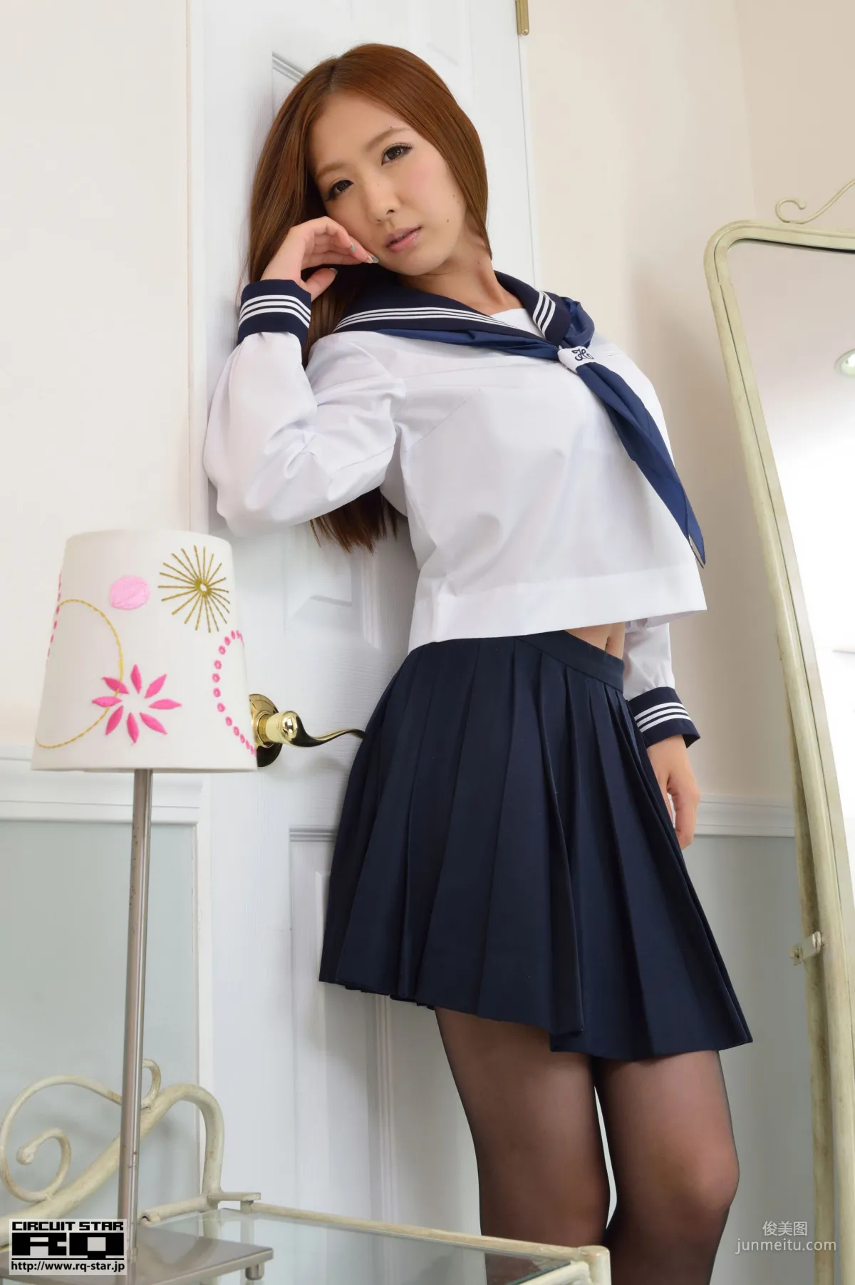 [RQ-STAR] NO.00995 Yui Iwasaki 岩崎由衣 School Girl 黑丝水手校服 写真集39