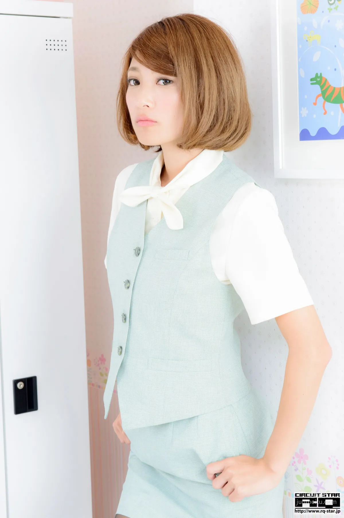 [RQ-STAR] NO.00963 Yoshika Tsujii 辻井美香 Office Lady 黑丝职业装 写真集64