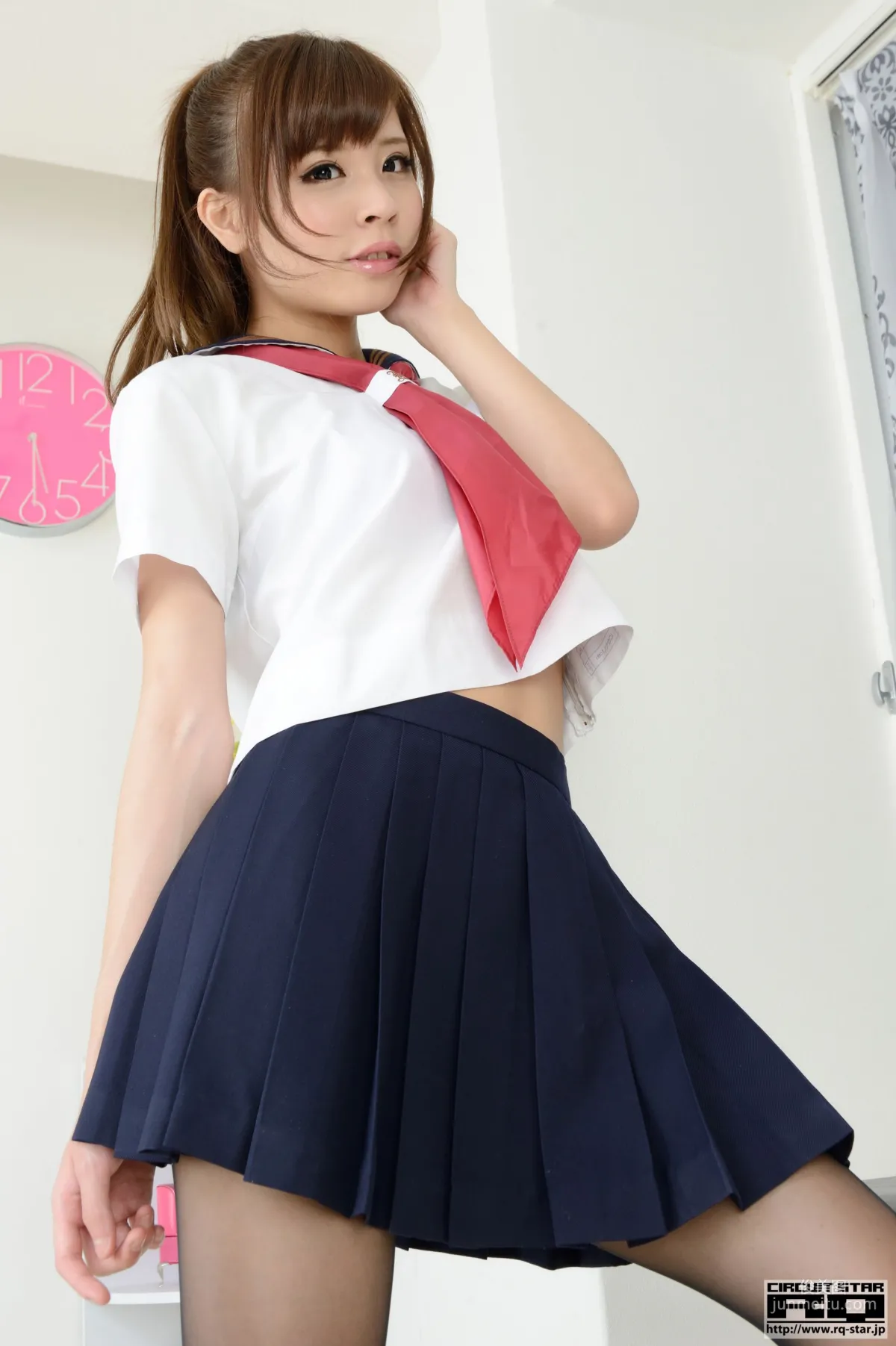 [RQ-STAR] NO.00915 Mayu Hirose 広瀬茉夢 School Girl 校服黑丝 写真集65