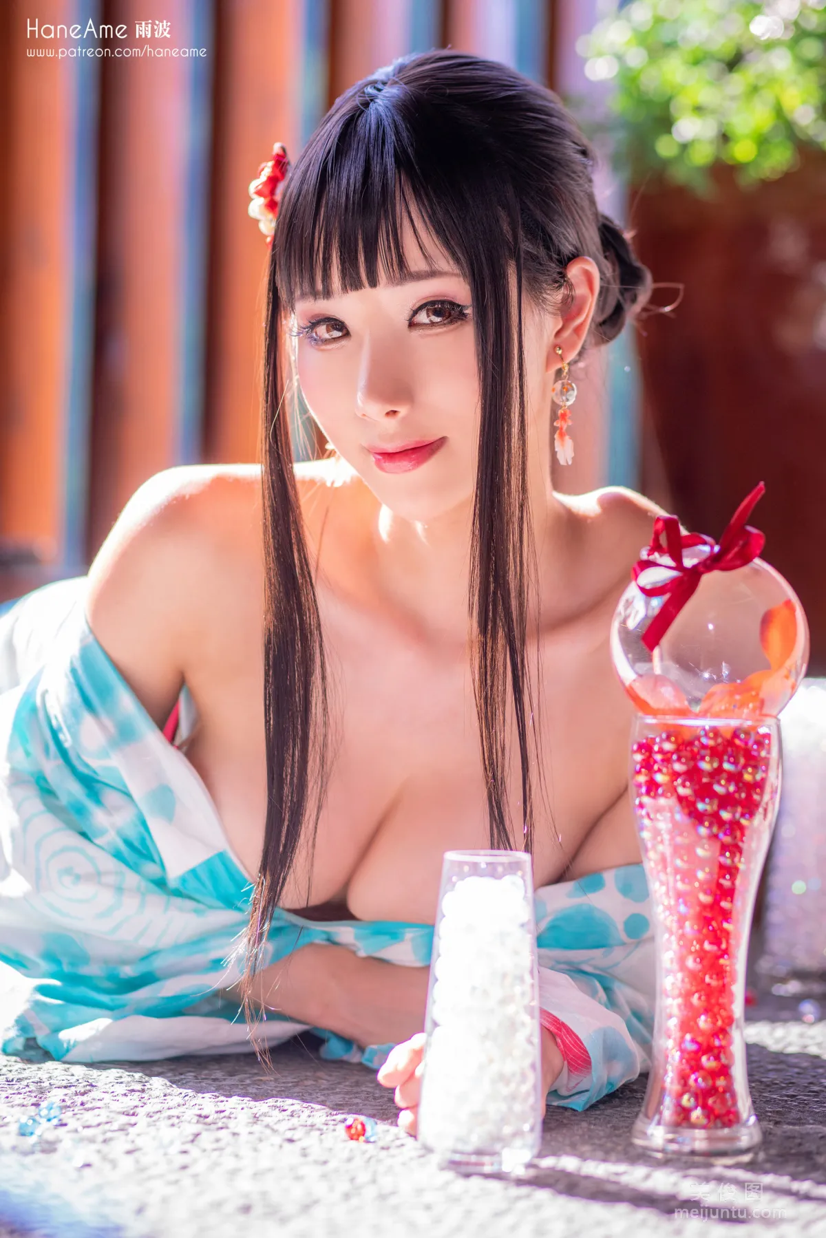 [网红Coser美女] 雨波HaneAme 《溫泉》 写真集41