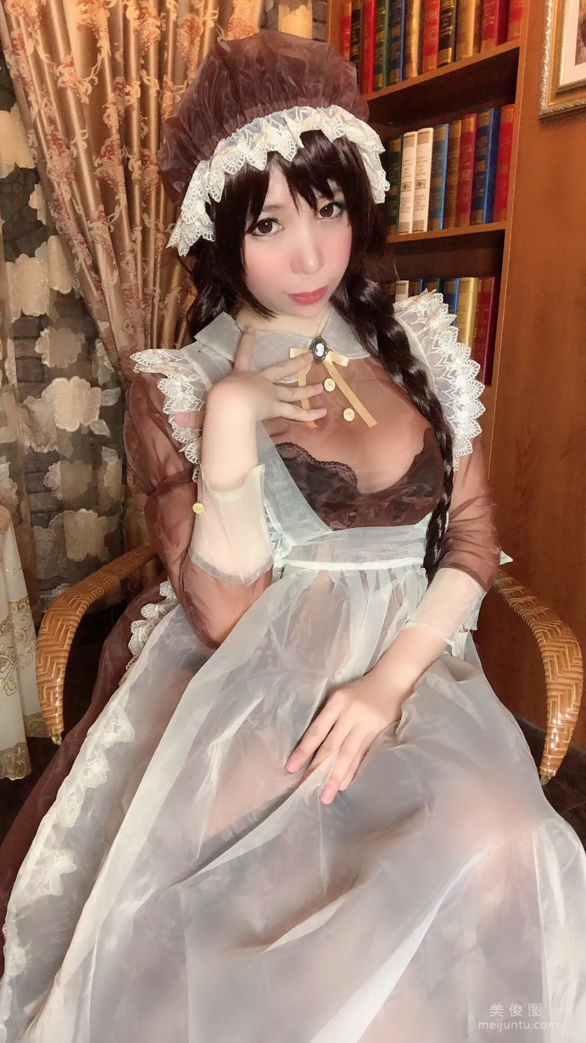 巨乳美女Coser鹿野希 《透明女仆》 写真集74