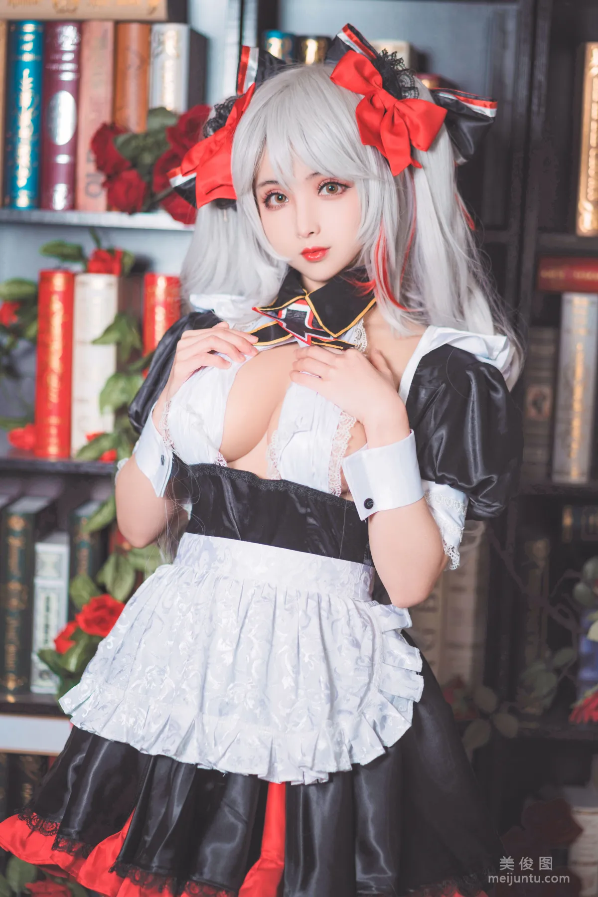 [网红Coser] rioko凉凉子 《欧根女仆》 写真集6