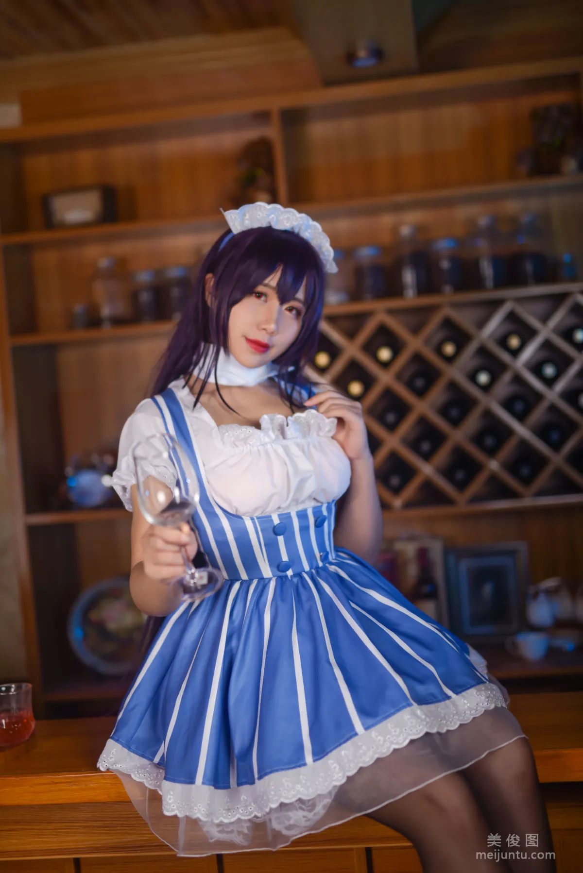 [网红Coser] 九曲Jean 《加藤惠女仆》 写真集22