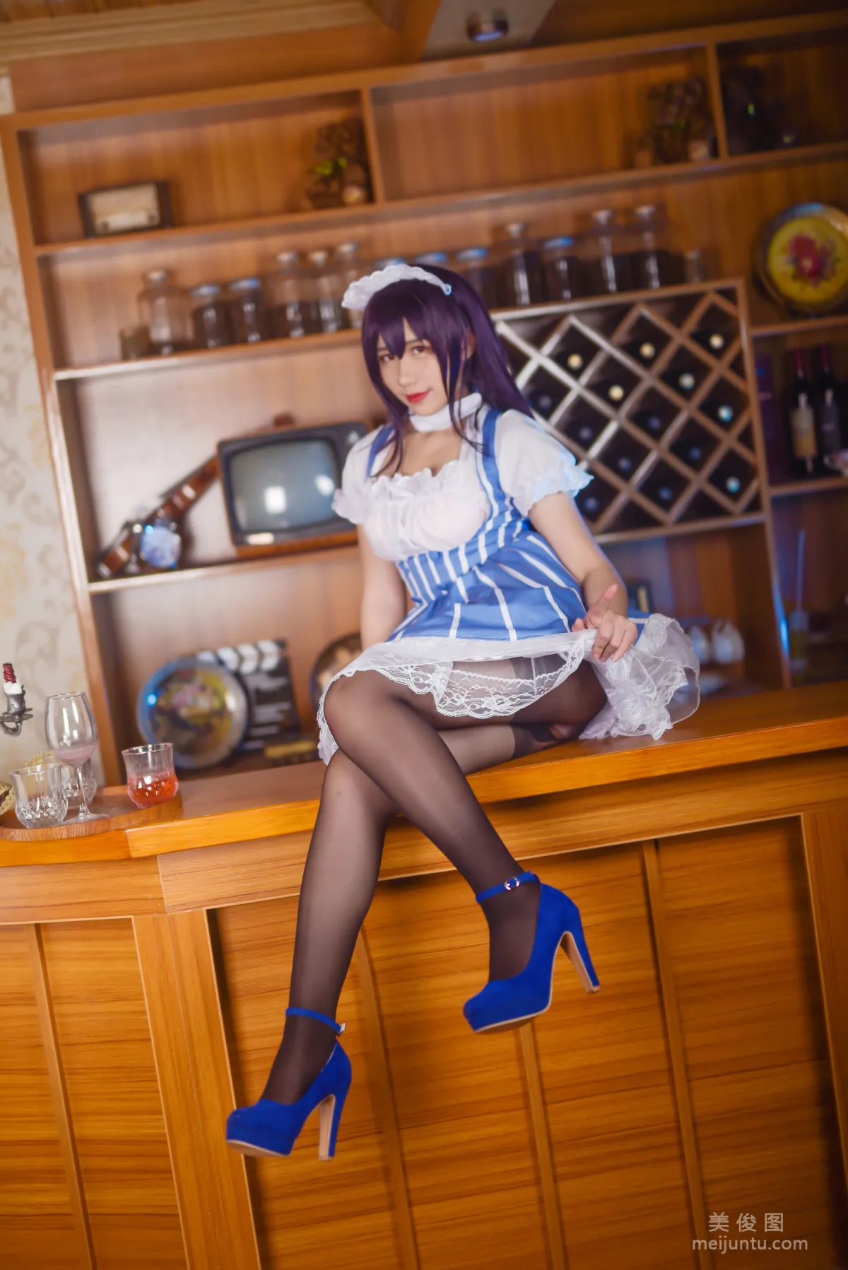 [网红Coser] 九曲Jean 《加藤惠女仆》 写真集33