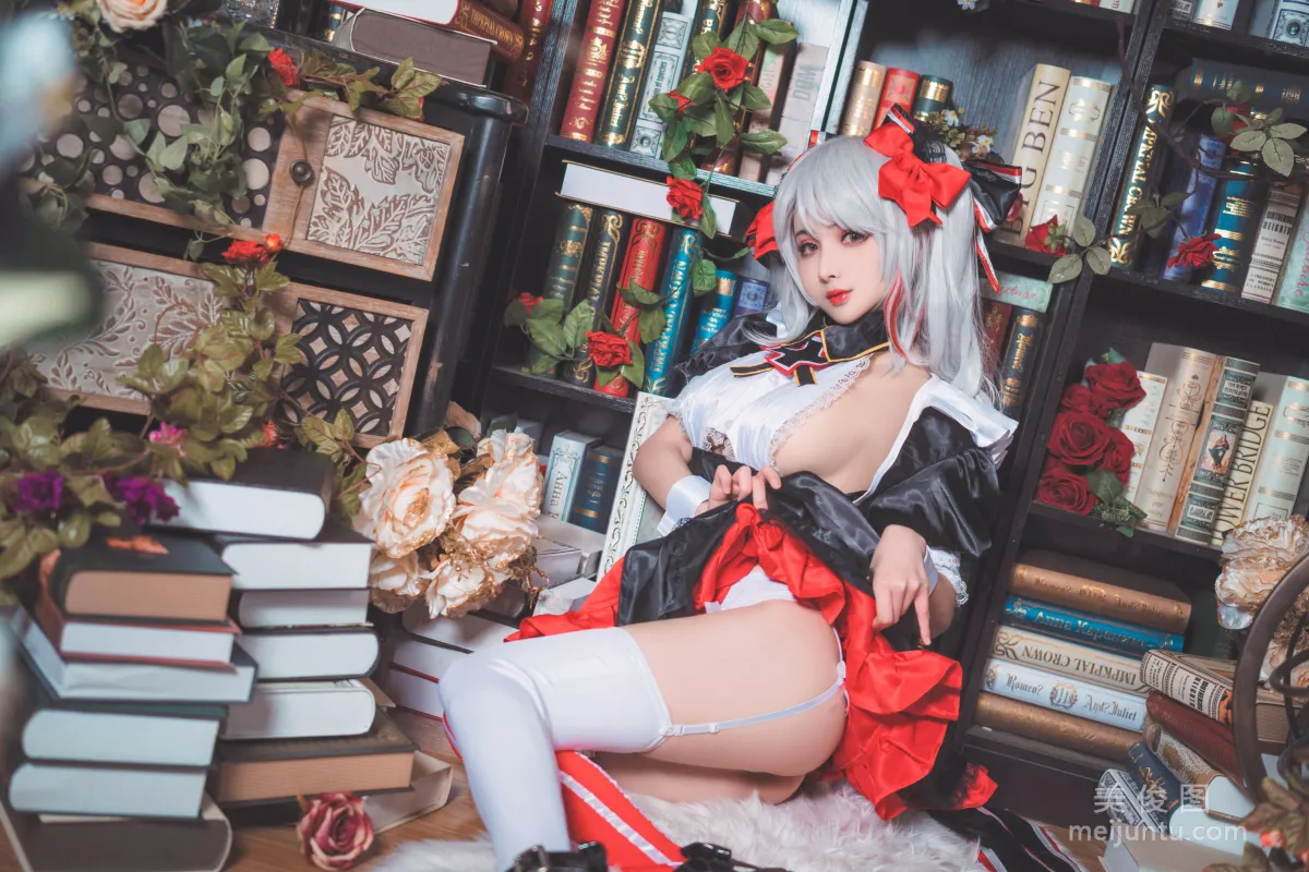 [网红Coser] rioko凉凉子 《欧根女仆》 写真集8