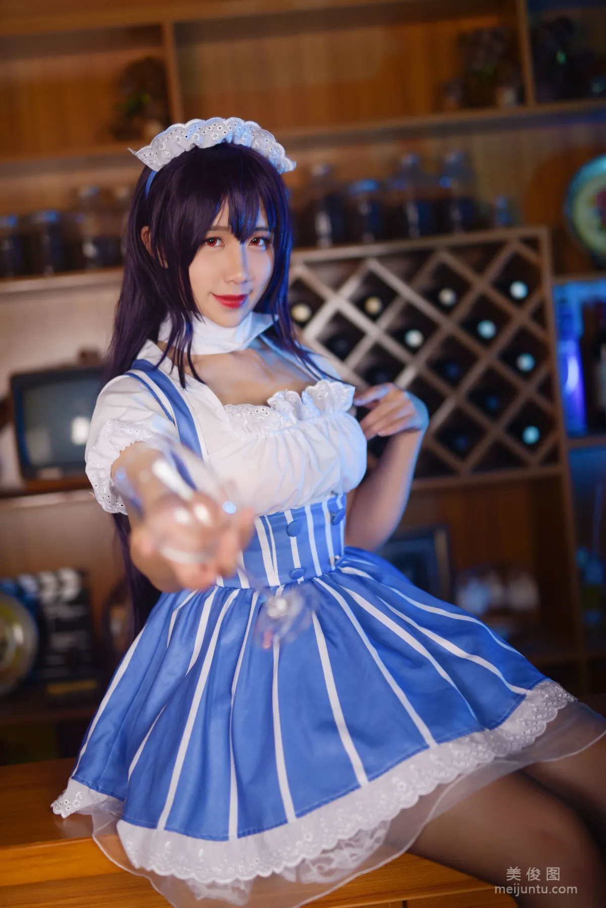 [网红Coser] 九曲Jean 《加藤惠女仆》 写真集21