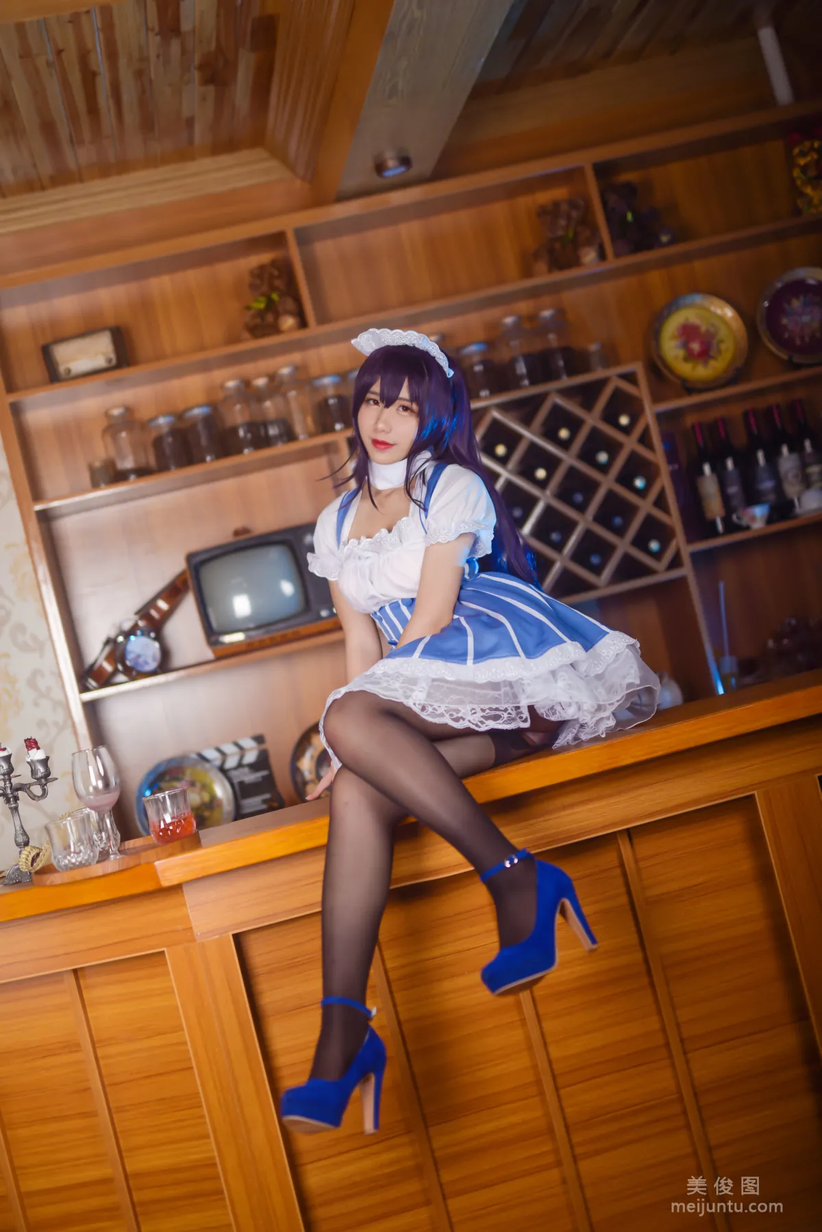 [网红Coser] 九曲Jean 《加藤惠女仆》 写真集32