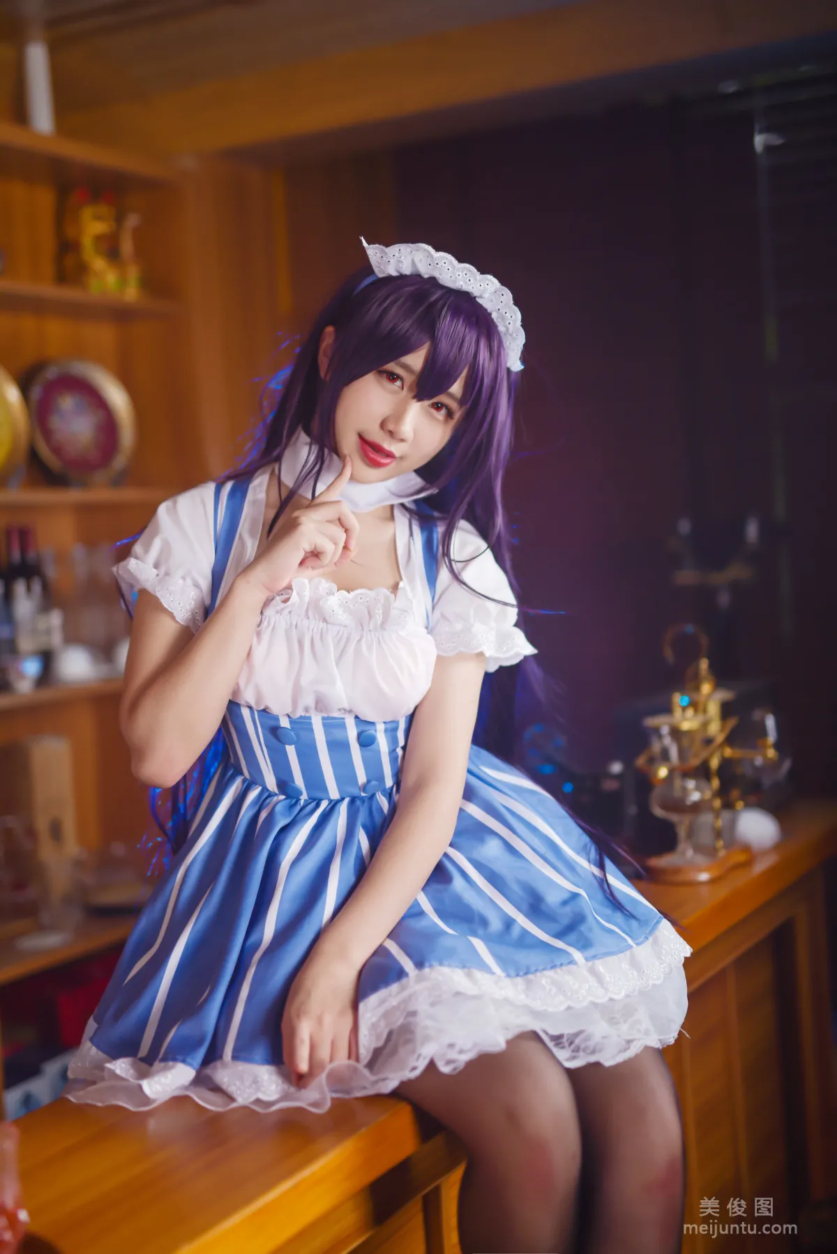 [网红Coser] 九曲Jean 《加藤惠女仆》 写真集30