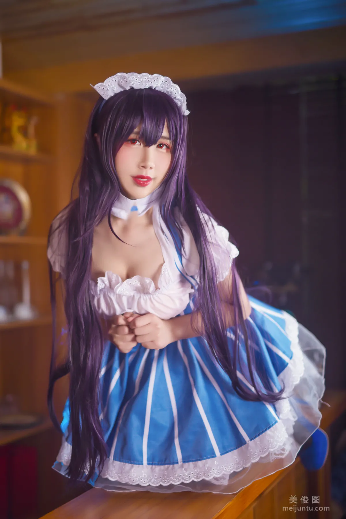 [网红Coser] 九曲Jean 《加藤惠女仆》 写真集28