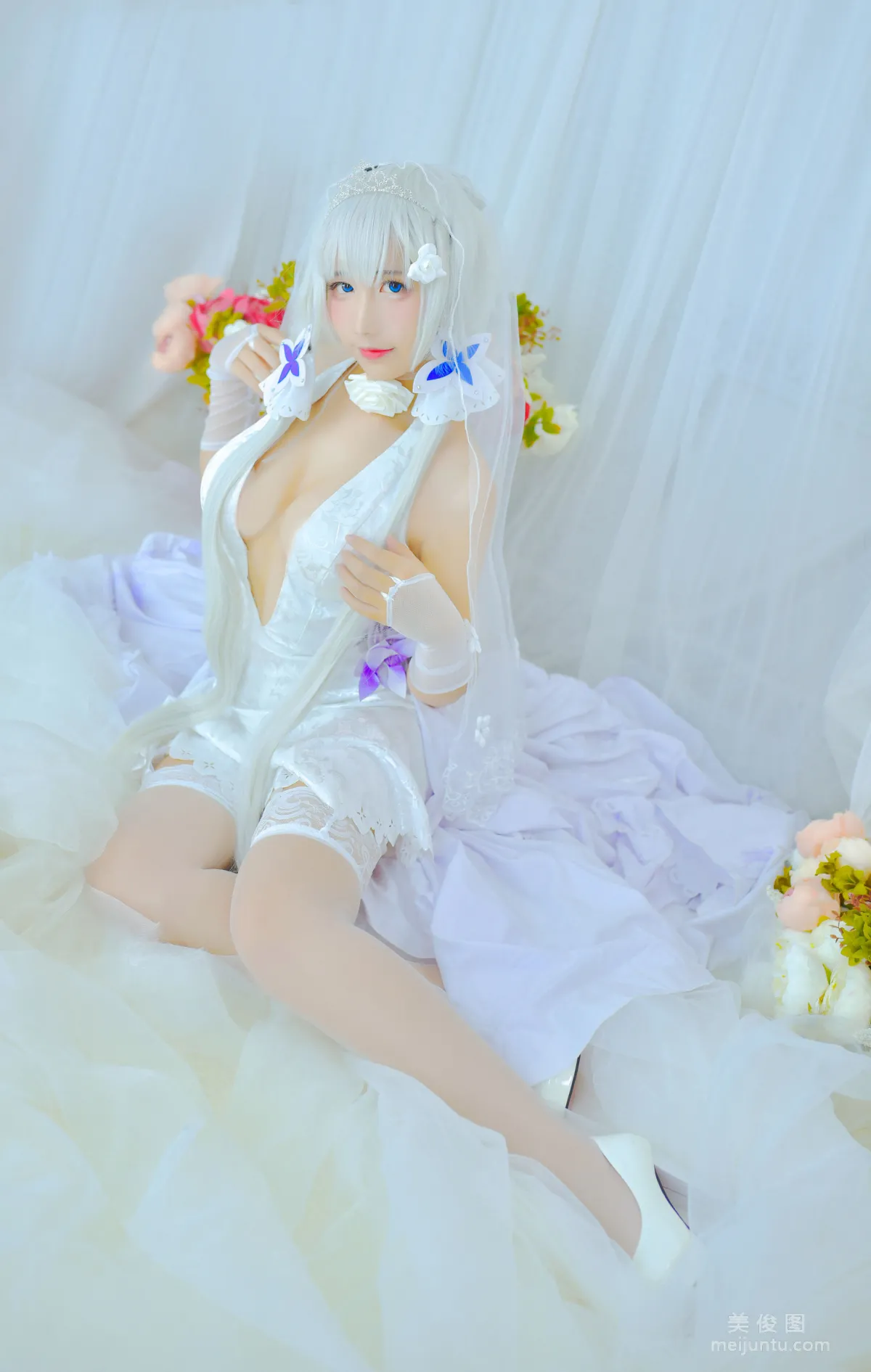 [网红Coser] 九曲Jean 《婚纱》 写真集9