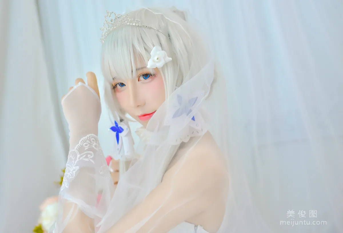 [网红Coser] 九曲Jean 《婚纱》 写真集6