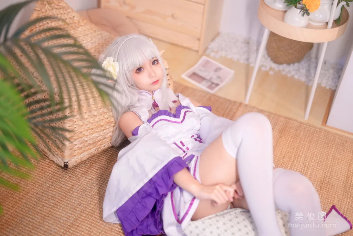 [美女Coser] 蠢沫沫 《艾米利亚》 写真集19