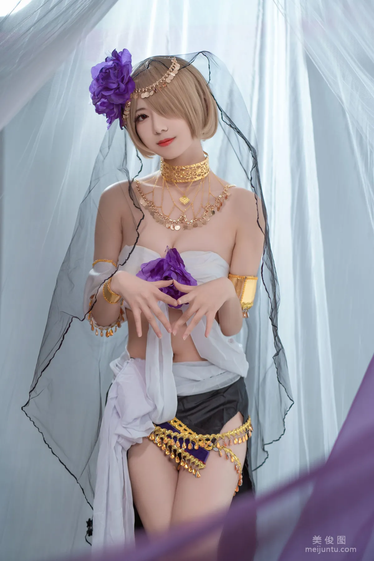 [美女Coser] 弥音音ww 《舞娘》 写真集20