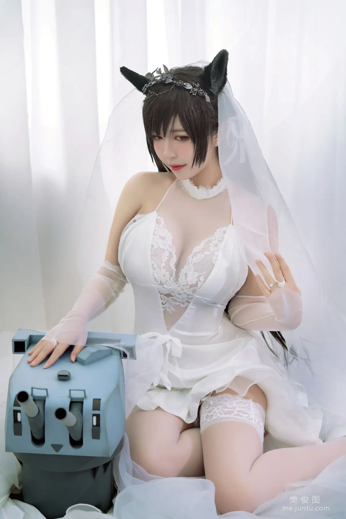 [美女Coser] 半半子 《爱宕花嫁》 写真集2