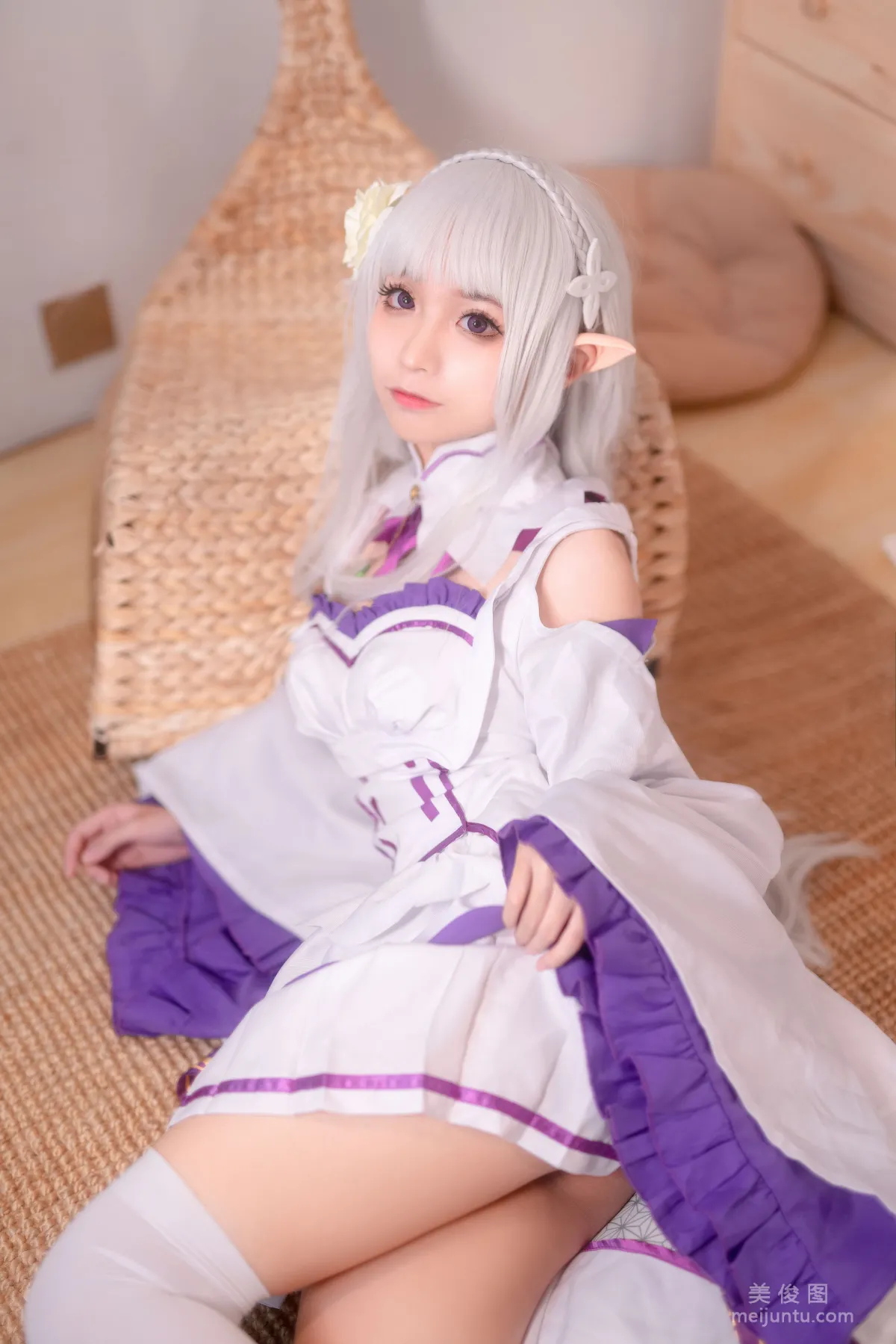 [美女Coser] 蠢沫沫 《艾米利亚》 写真集13