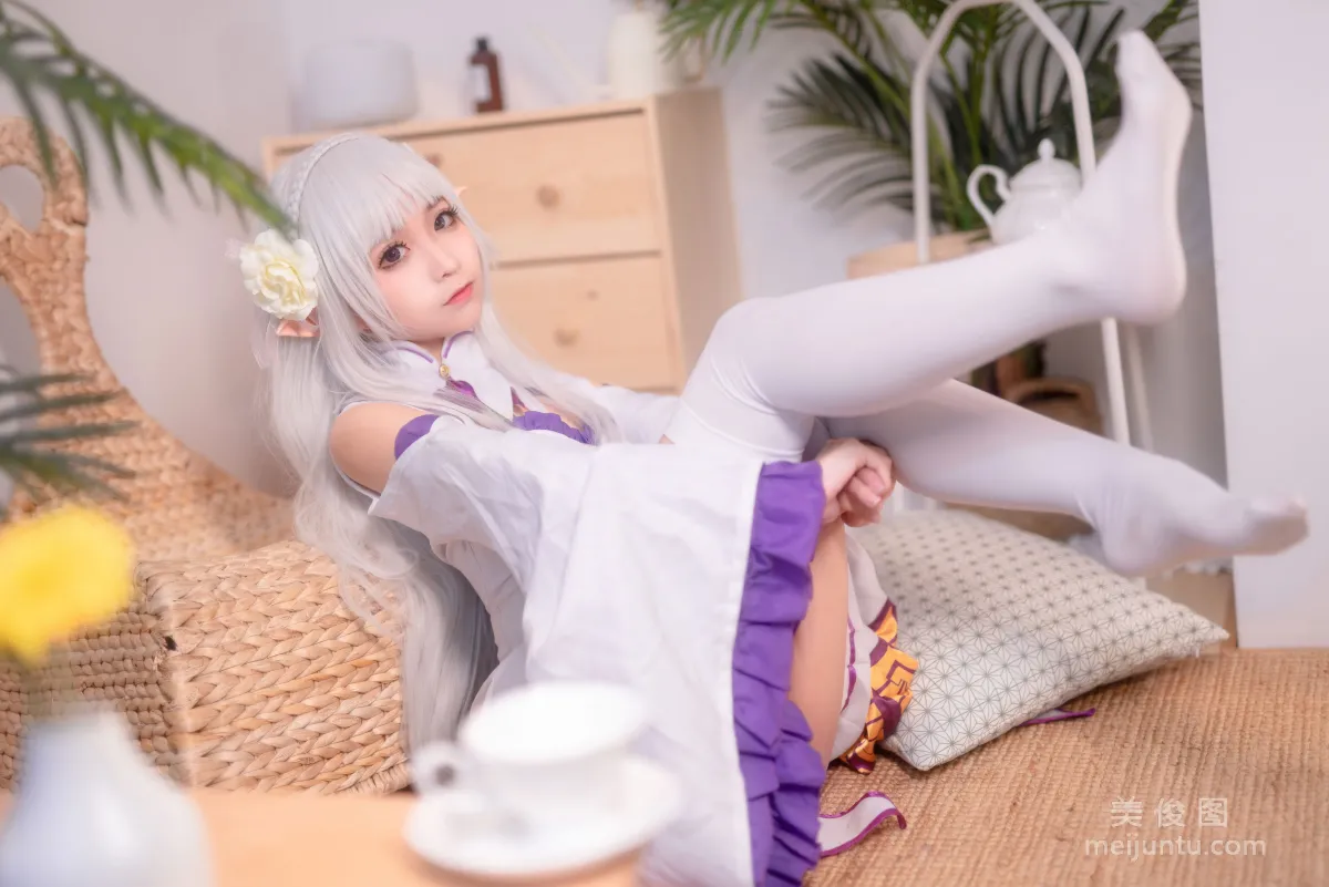 [美女Coser] 蠢沫沫 《艾米利亚》 写真集21