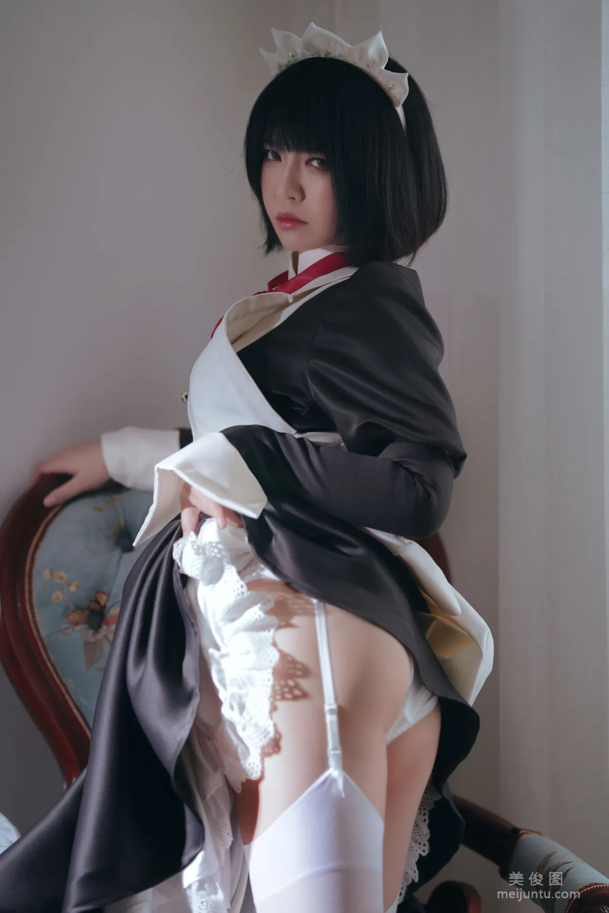 [美女Coser] 半半子 《 嫌パン メイド》 写真集29