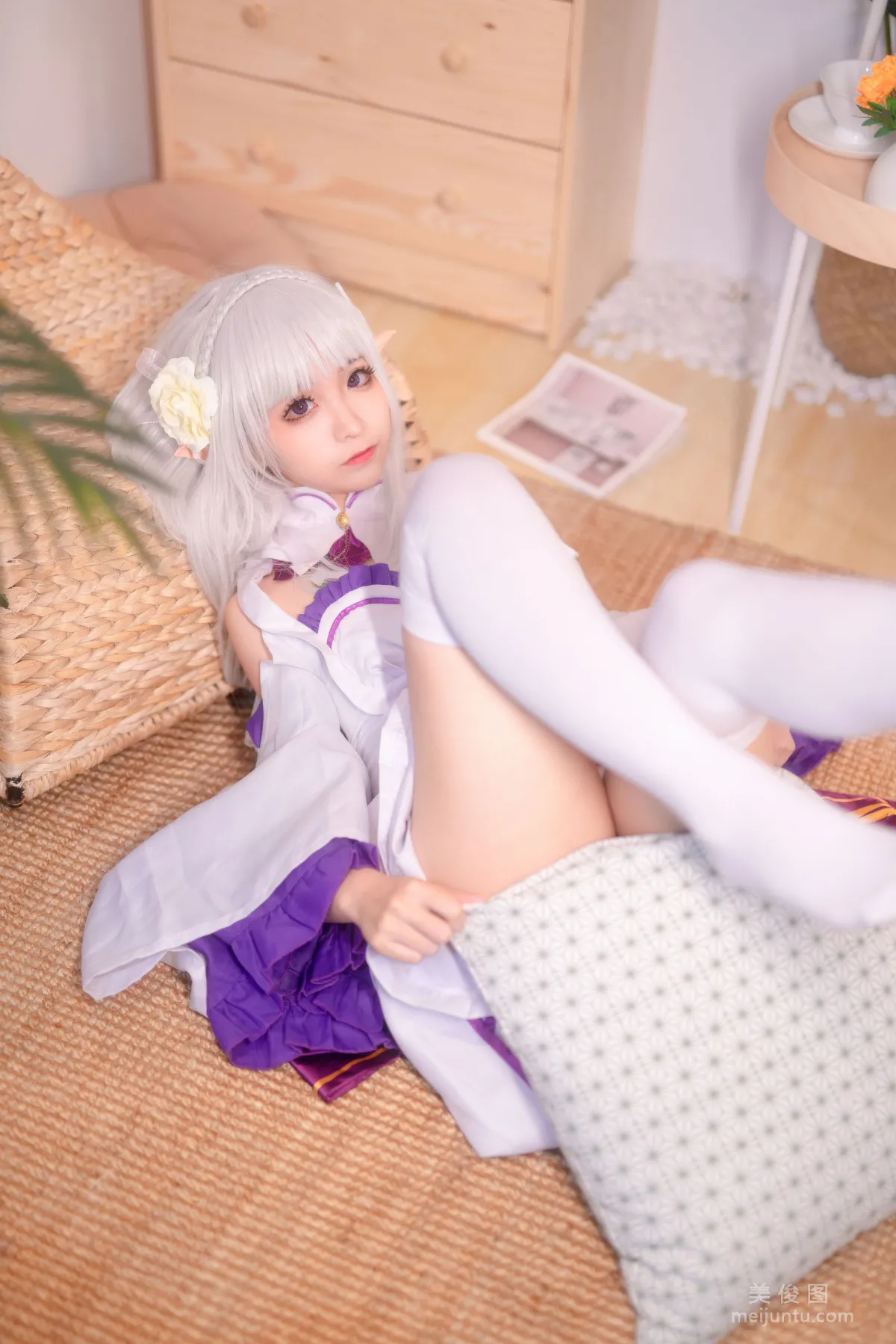 [美女Coser] 蠢沫沫 《艾米利亚》 写真集18