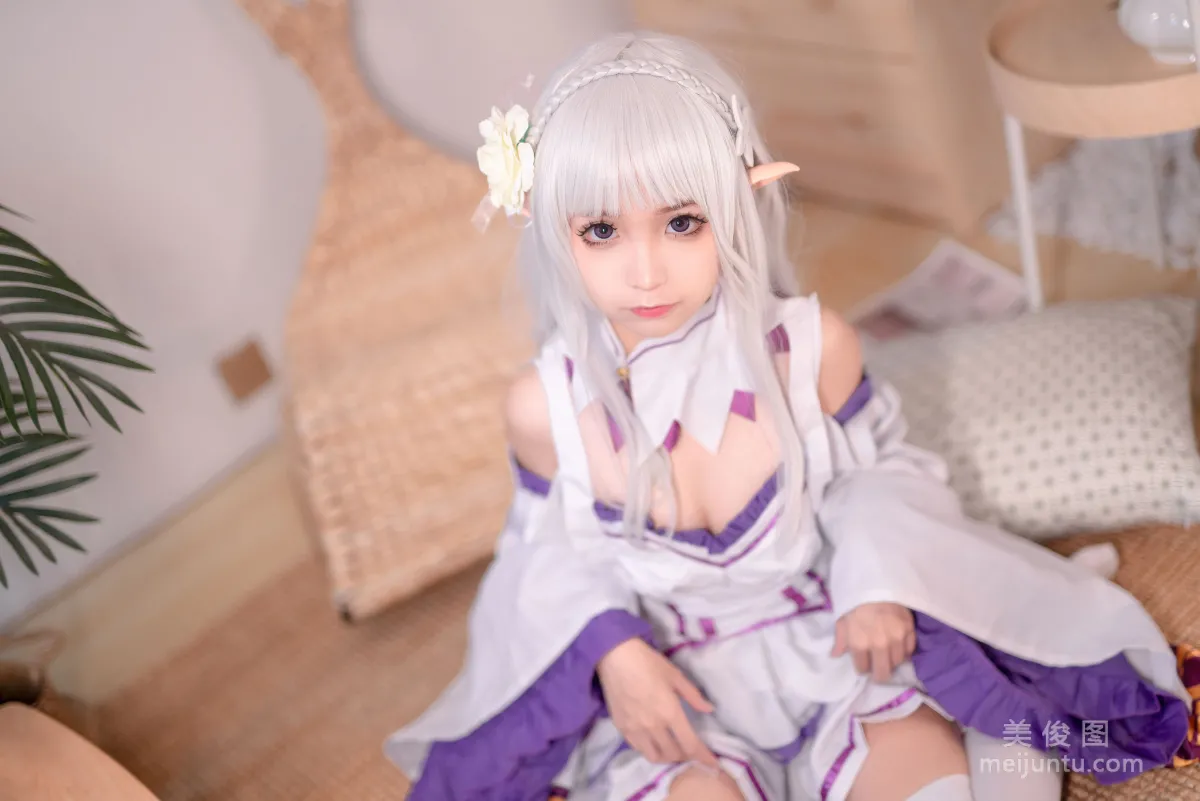 [美女Coser] 蠢沫沫 《艾米利亚》 写真集25