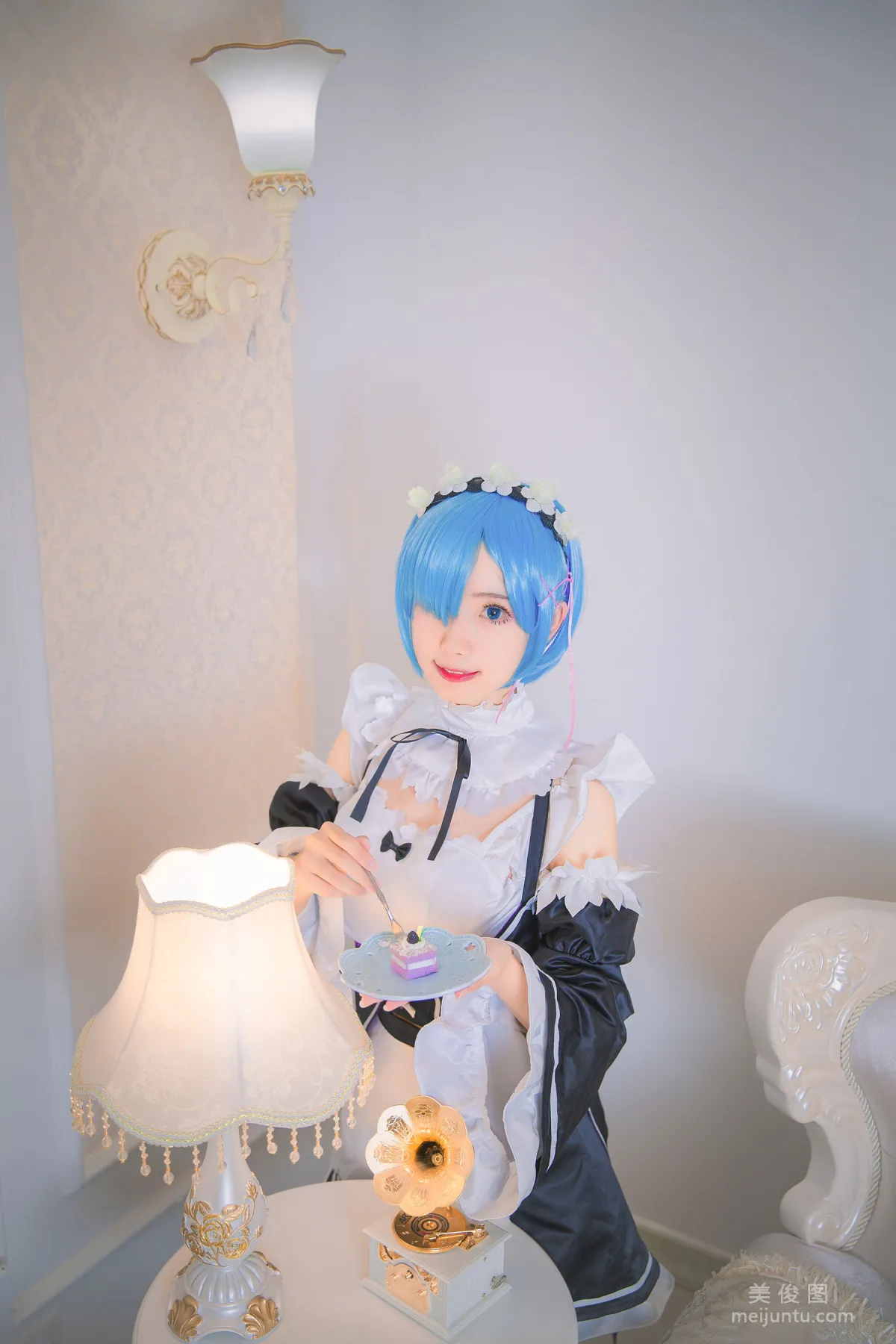 [美女Coser] 小野妹子w 《Ram Rem（拉姆，雷姆）》 写真集12