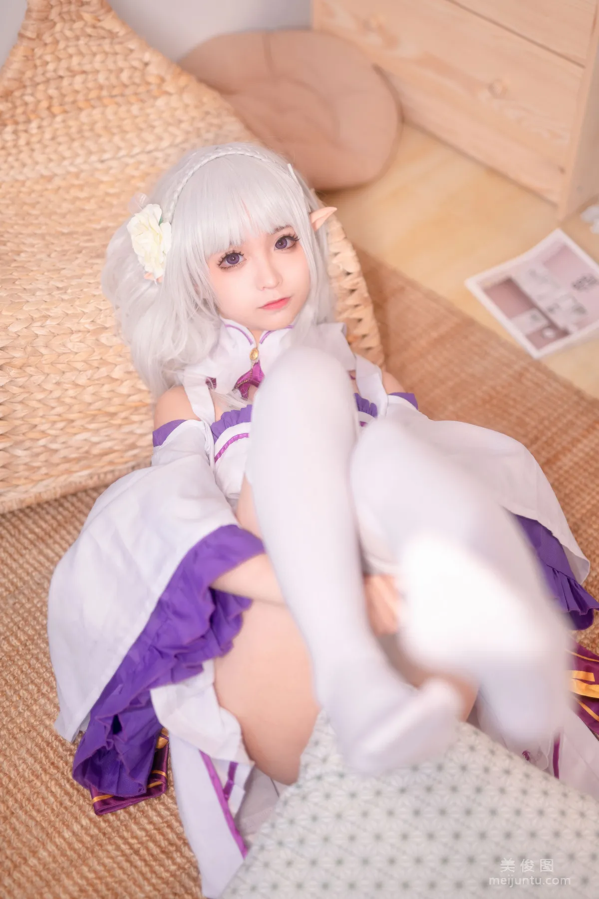 [美女Coser] 蠢沫沫 《艾米利亚》 写真集15