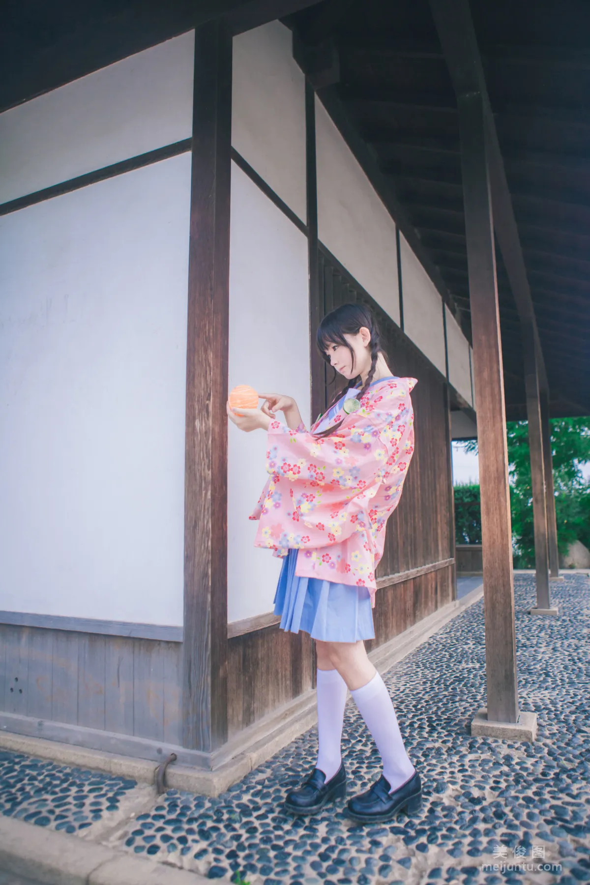 [美女Coser] 桜群 《和服》 写真集11