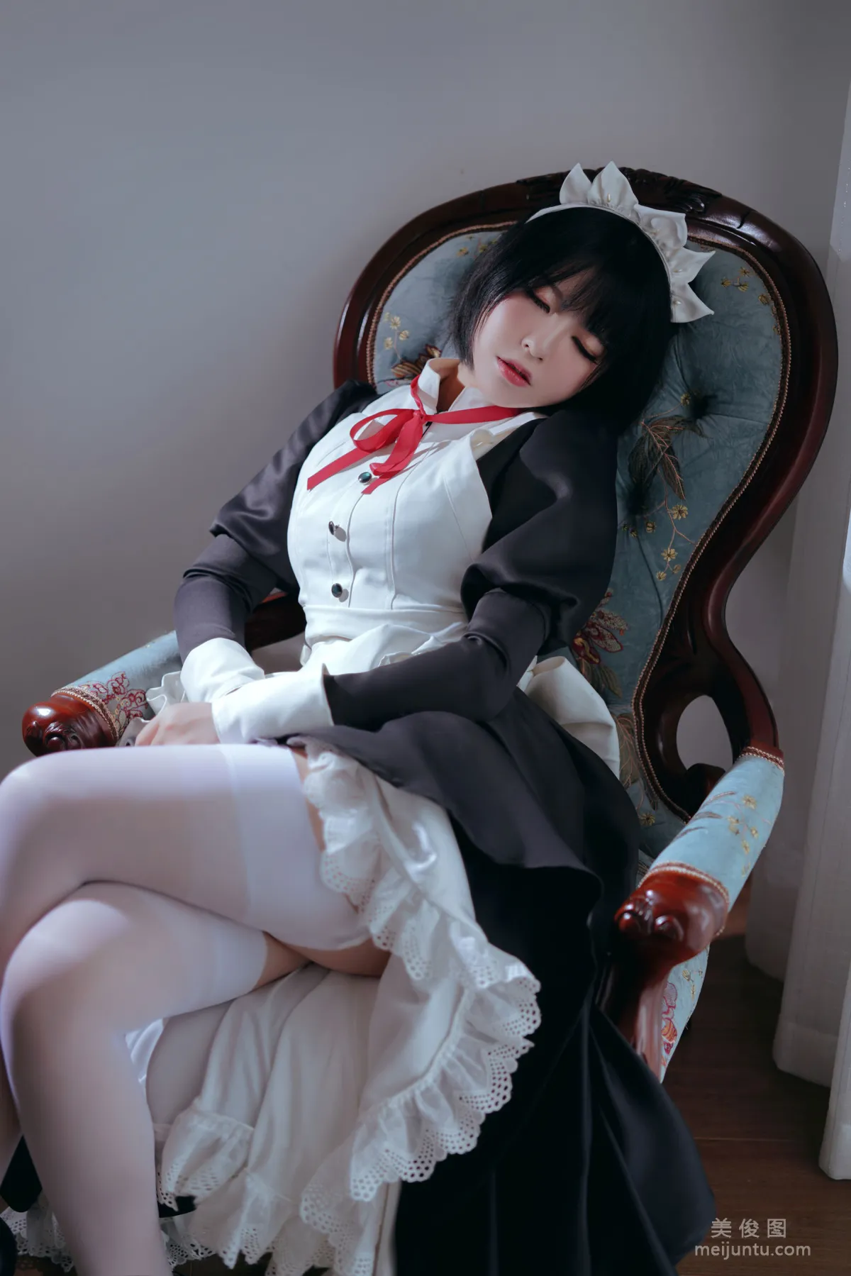 [美女Coser] 半半子 《 嫌パン メイド》 写真集6