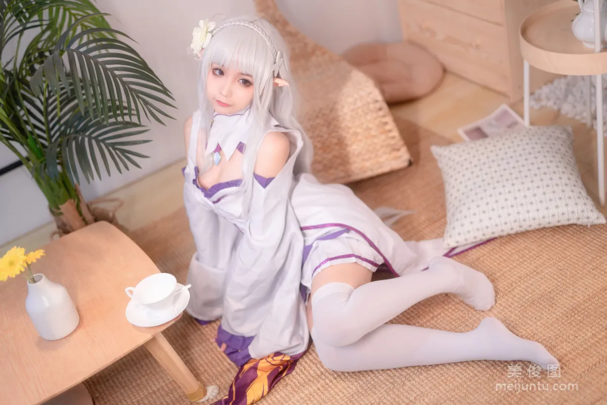 [美女Coser] 蠢沫沫 《艾米利亚》 写真集24