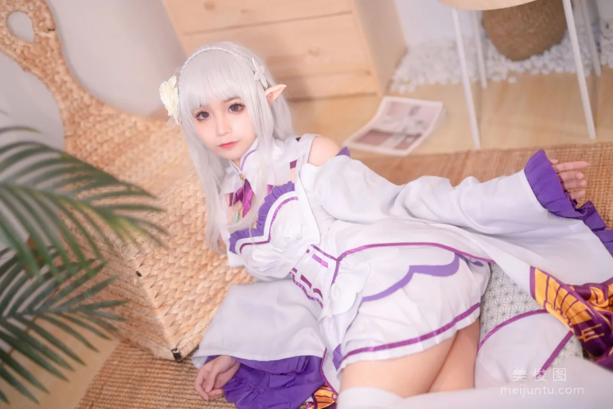 [美女Coser] 蠢沫沫 《艾米利亚》 写真集12