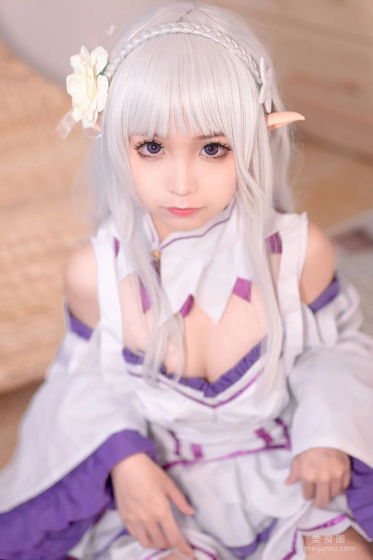 [美女Coser] 蠢沫沫 《艾米利亚》 写真集26