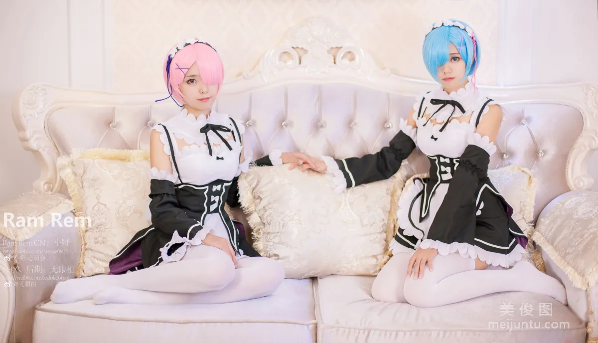 [美女Coser] 小野妹子w 《Ram Rem（拉姆，雷姆）》 写真集5